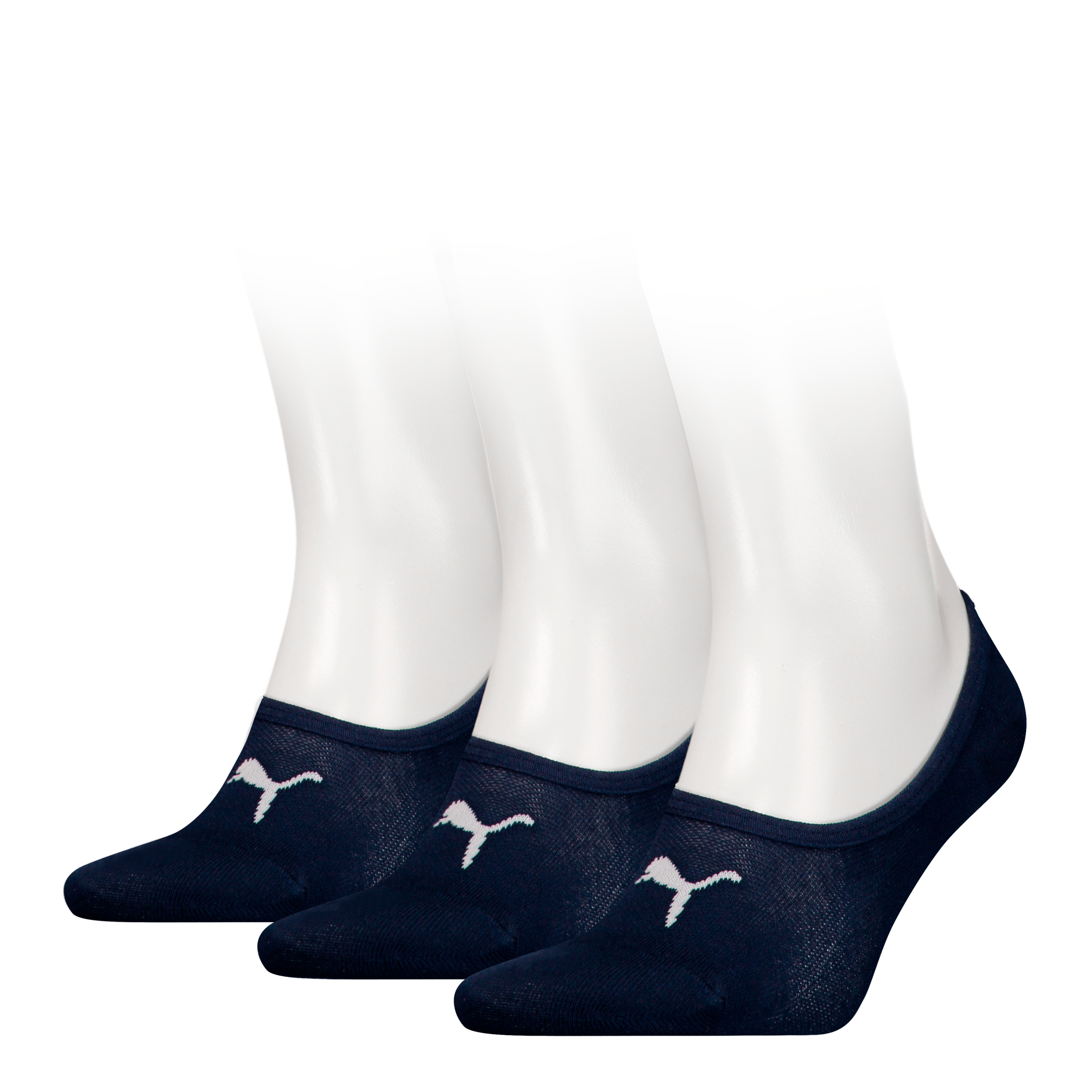 PUMA Füsslinge »PUMA UNISEX FOOTIE 3P« 3 Paar, 3 Stk. tlg. NoShow Socks, atmungsaktiv, elastisches Bündchen