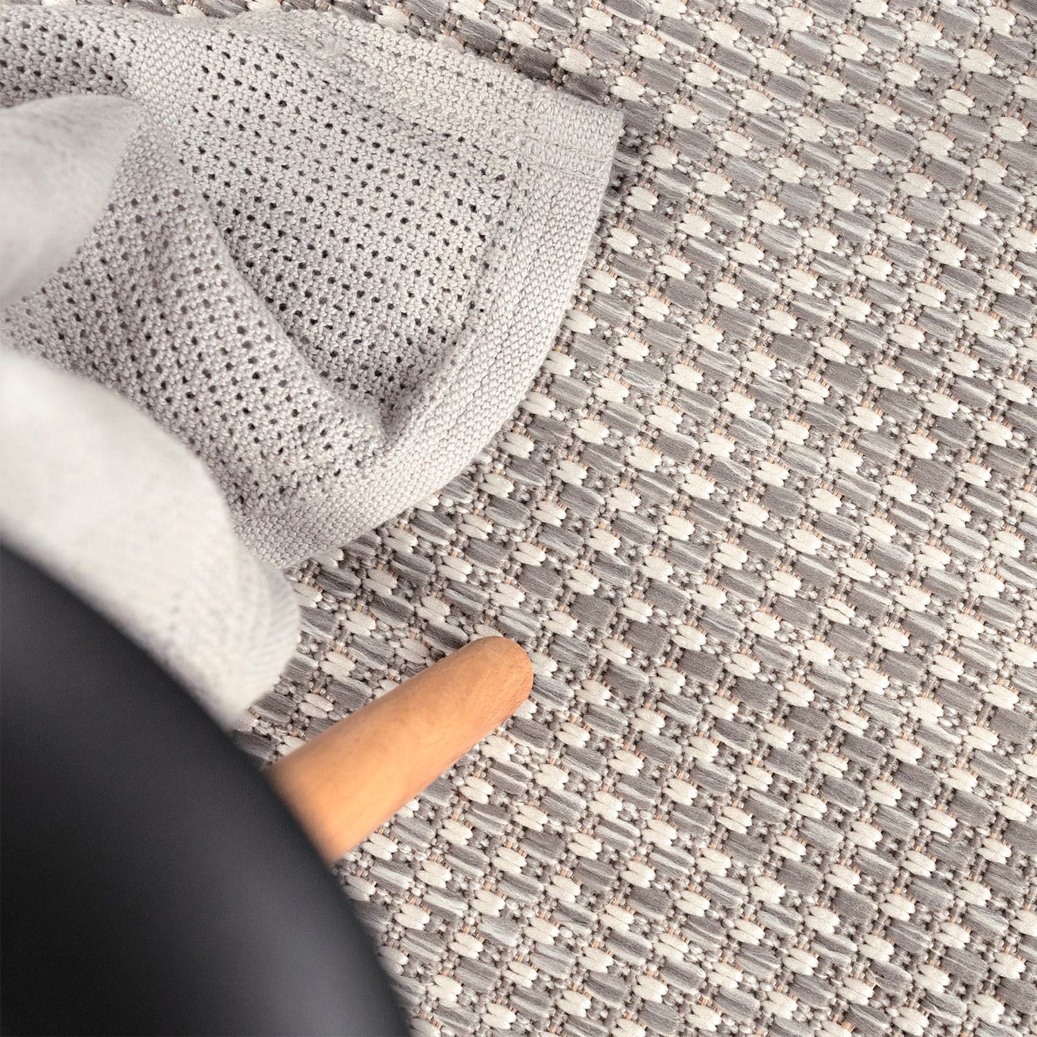 Paco Home Teppich »Napoli 777«, rechteckig, 4 mm Höhe, Flachgewebe, meliert, In- und Outdoor geeignet, Wohnzimmer