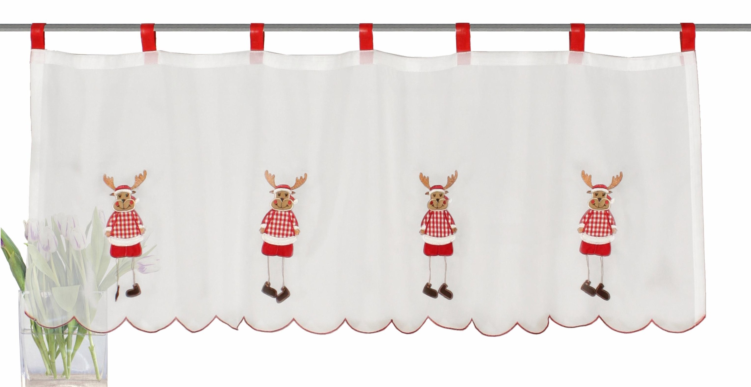 HOME WOHNIDEEN Scheibengardine »RUDOLF«, (1 St.), HxB: 45x120