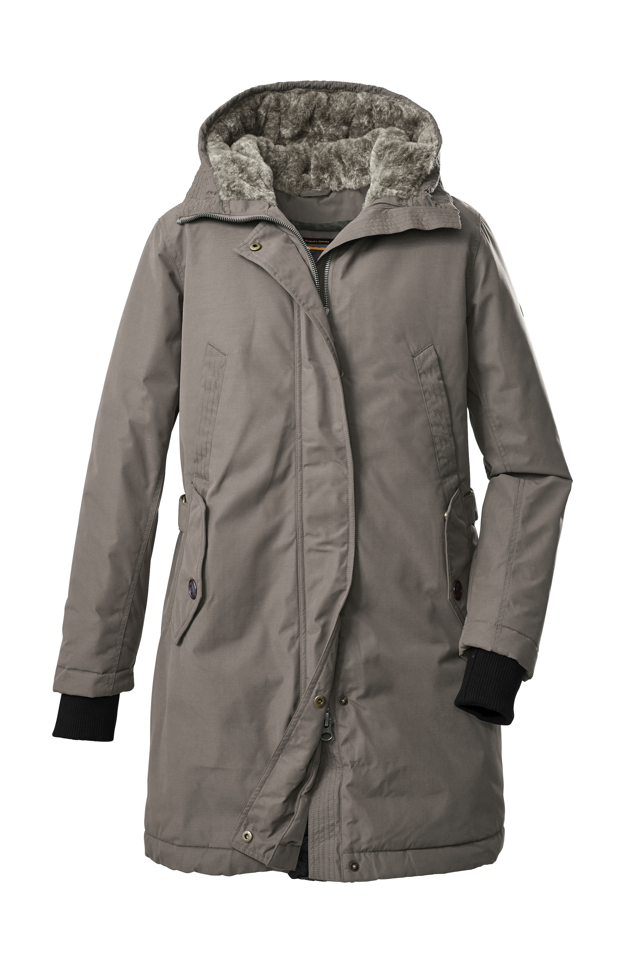 G.I.G.A. DX by killtec Funktionsmantel »GW 107 WMN CT« Wasserabweisender Parka mit 8.000 mm Wassersäule und weichem Fleece