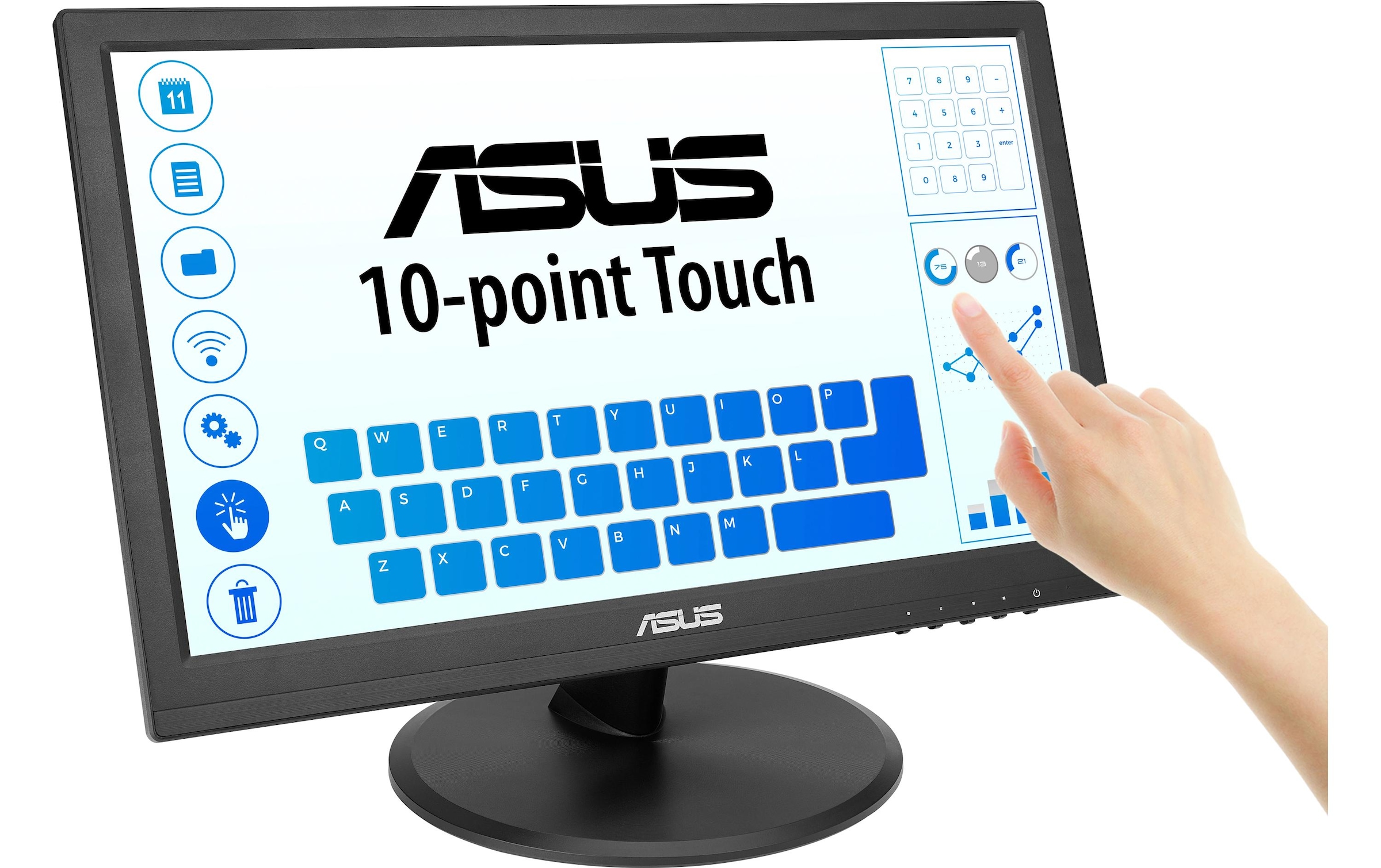 Asus LED-Monitor »Touch VT169HE«, 39,468 cm/15,6 Zoll, 1920 x 1080 px, Full HD, 60 Hz