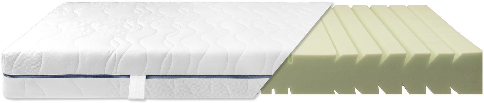 Breckle Northeim Komfortschaummatratze »EvoX 23«, 23 cm hoch, Raumgewicht: 28 kg/m³, (1 St.), Matratze aus langlebigem Qualitätsschaum, 90x200 cm und weitere Grössen