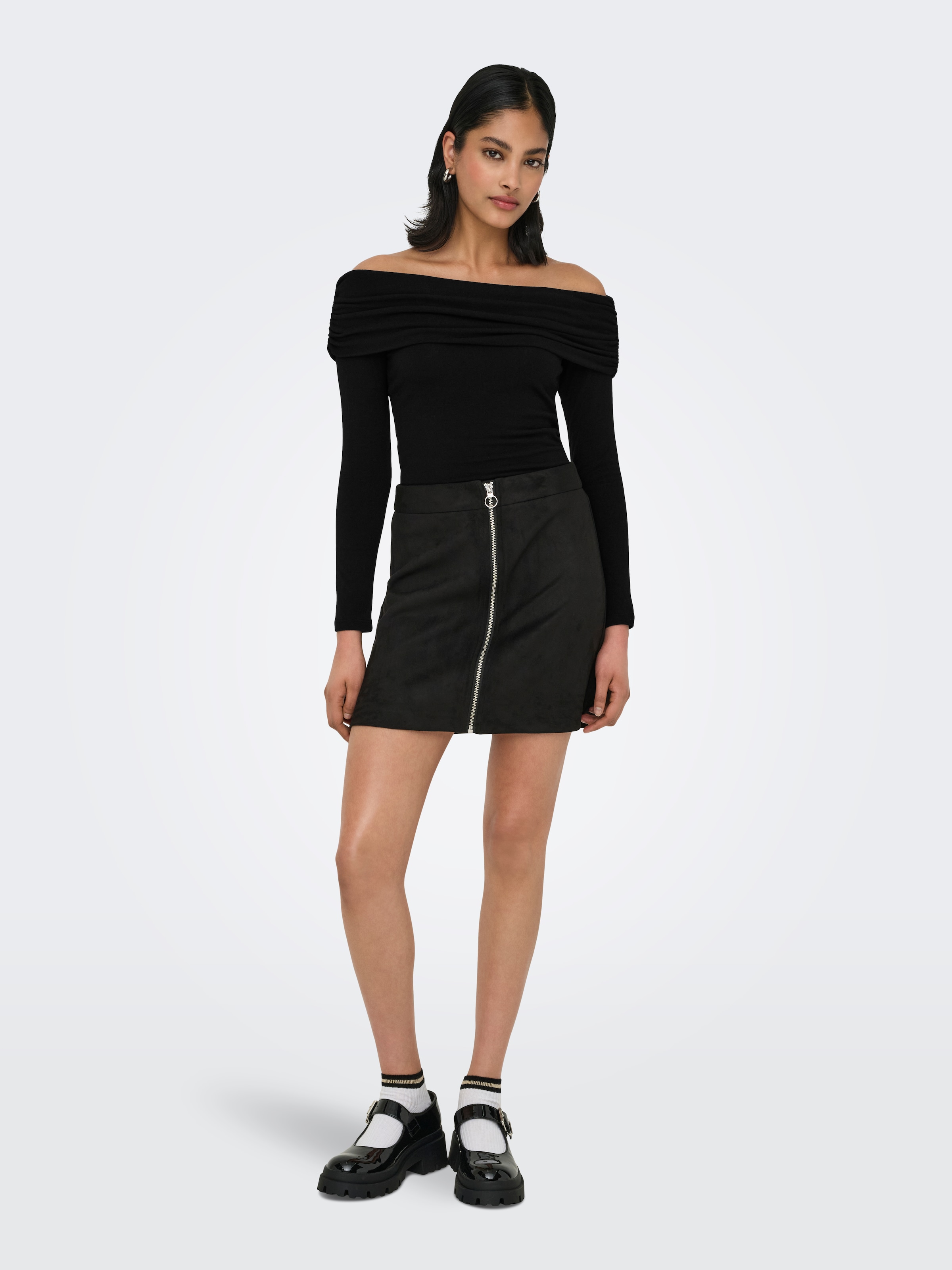ONLY Langarmshirt »ONLGLAMOUR L/S OFF SHOULDER TOP CC JRS«