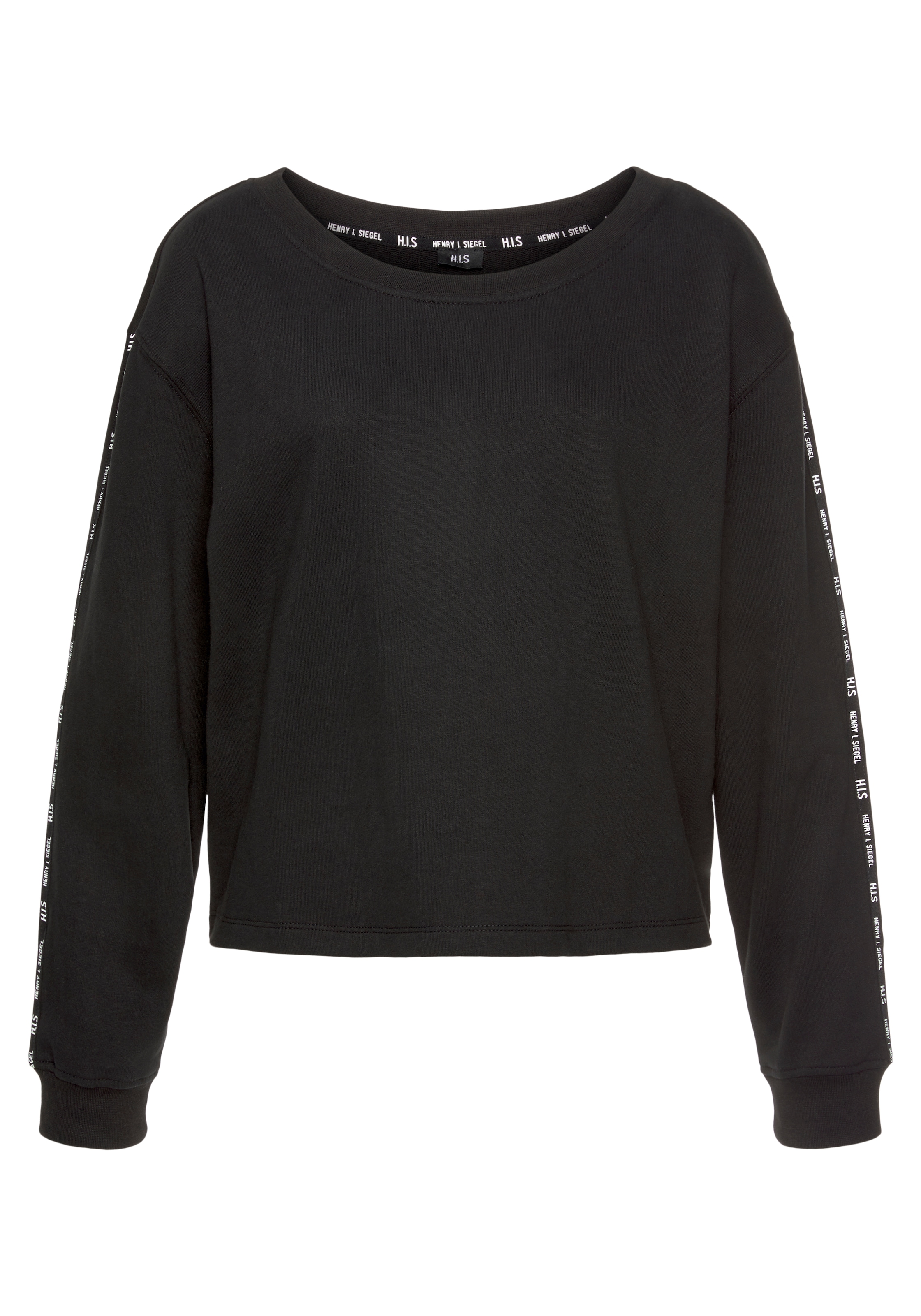 H.I.S Sweatshirt, cropped mit Logo-Tape von H.I.S