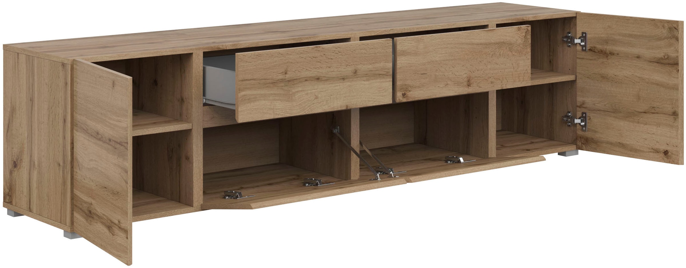 INOSIGN Lowboard, TV-Schrank mit viel Stauraum, TV-Board