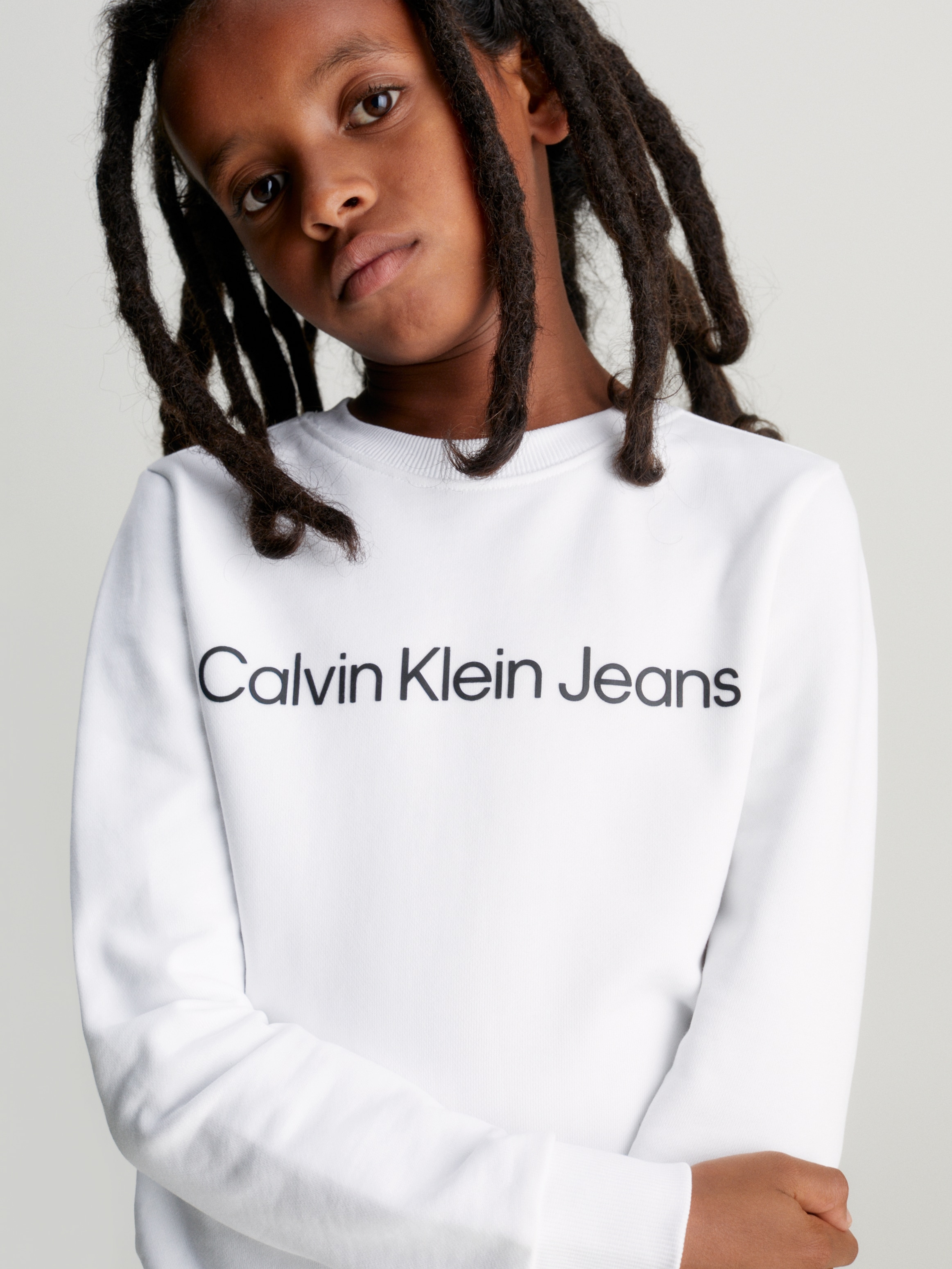 Calvin Klein Jeans Sweatshirt »INST. LOGO REGULAR CN«, für Kinder bis 16 Jahre