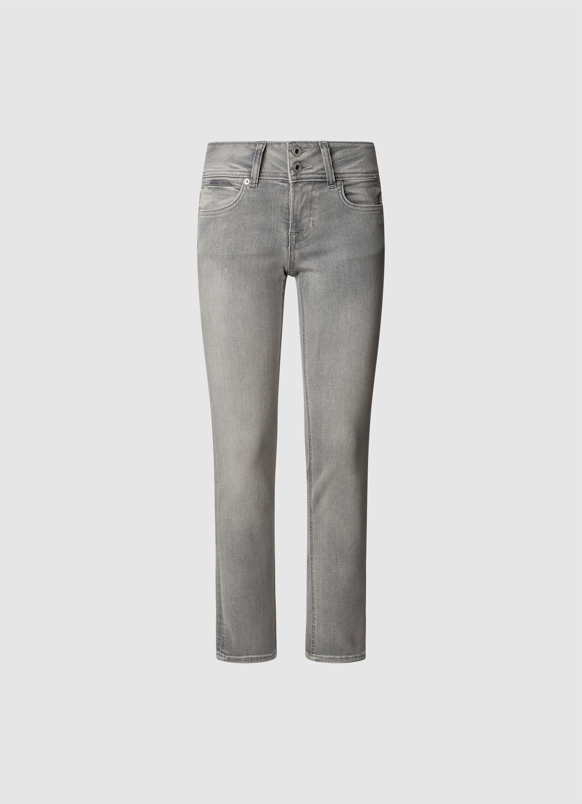 Pepe Jeans Slim-fit-Jeans »SLIM JEANS LW«, mit doppeltem Knopfverschluss
