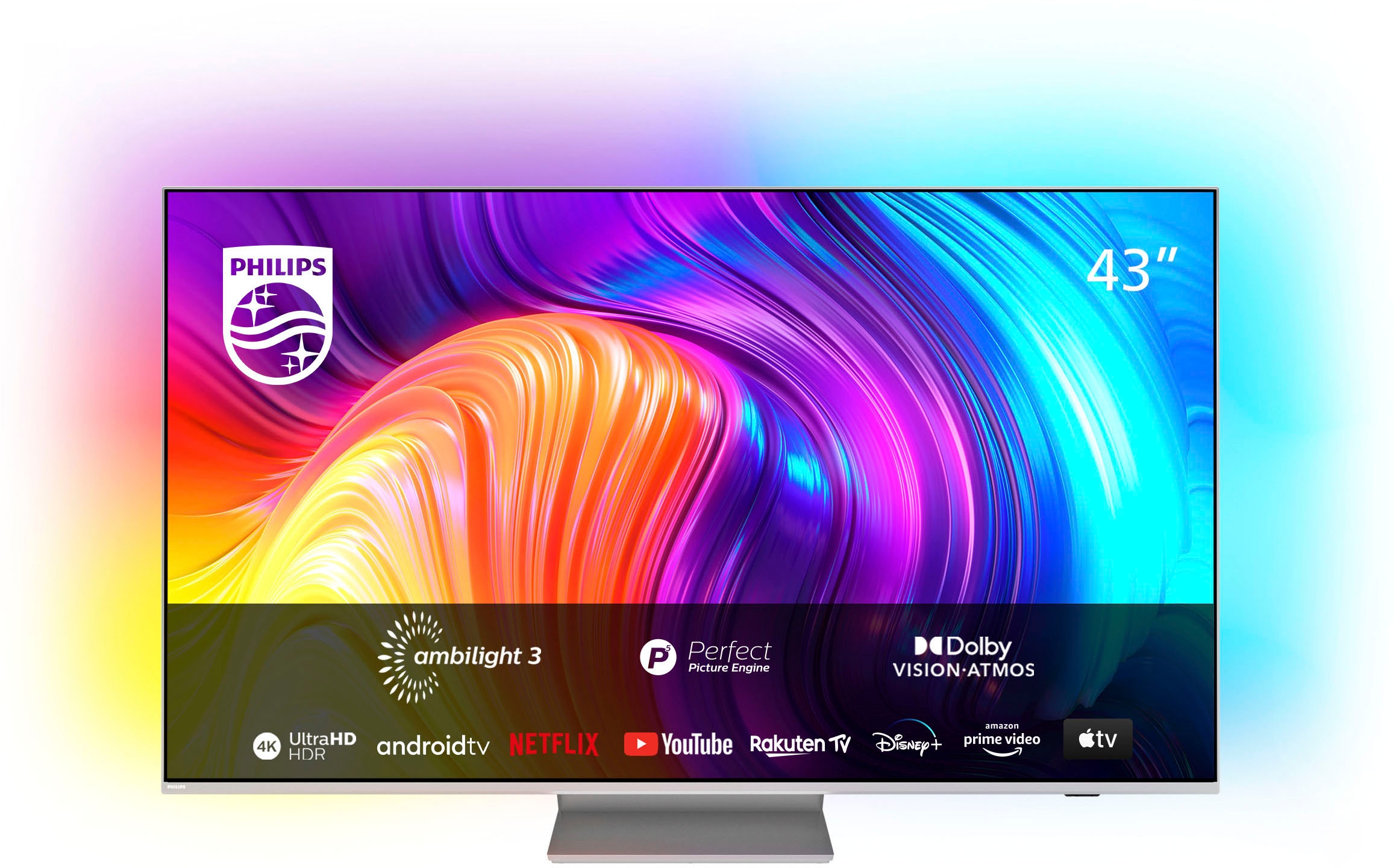 »43PUS8807/12«, Jelmoli-Versand HD, Ultra Zoll, Smart- Philips gleich TV-Android kaufen TV 4K | ➥ LED-Fernseher cm/43 108