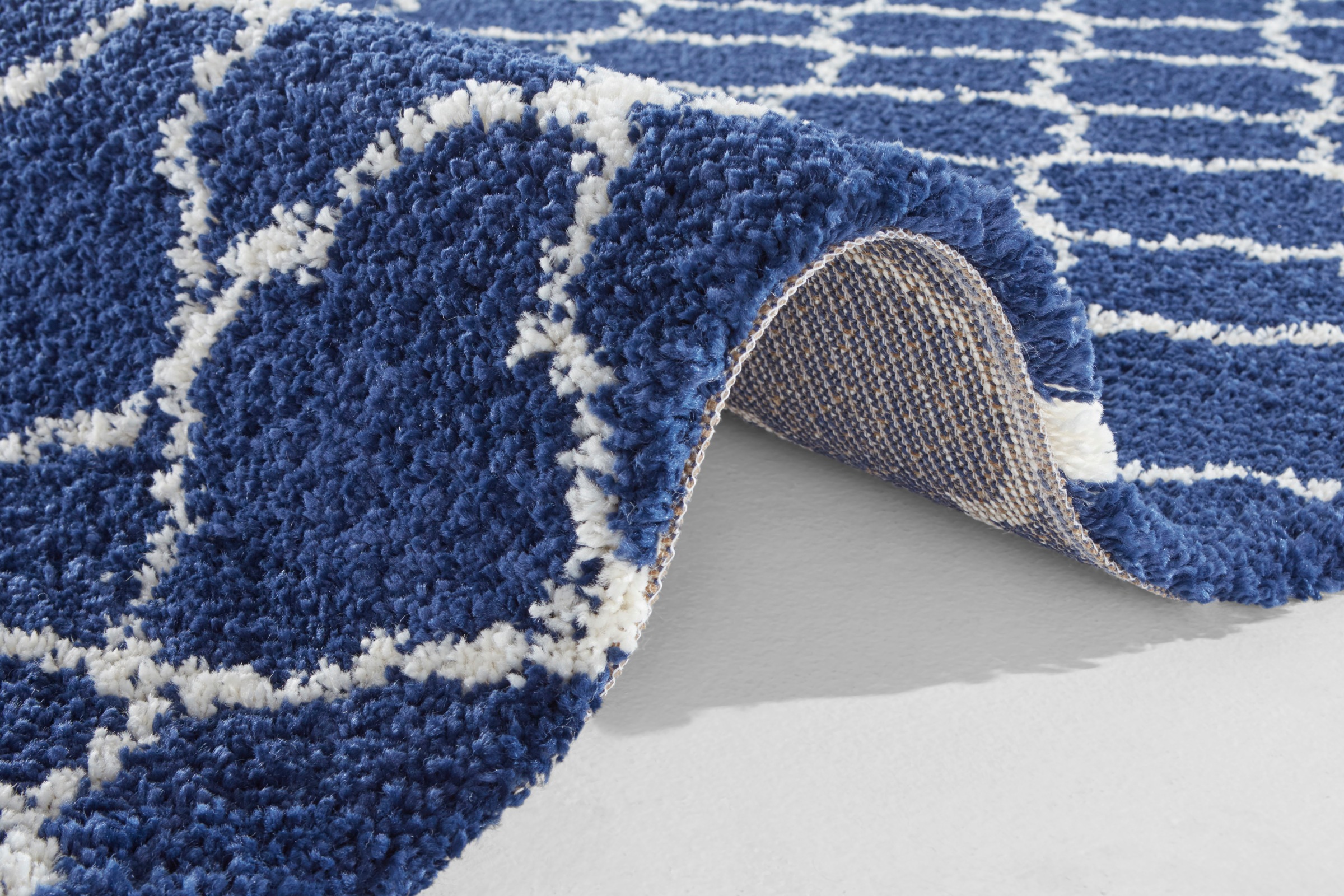 HANSE Home Hochflor-Teppich »Luna«, rechteckig, 35 mm Höhe, Geometrisches Muster, Allover Design, Robust, Pflegeleicht