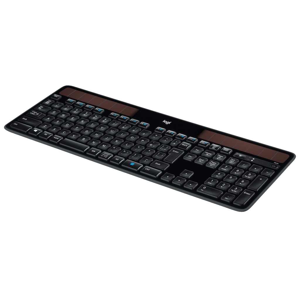Logitech PC-Tastatur »K750 Solar«, (Ziffernblock)