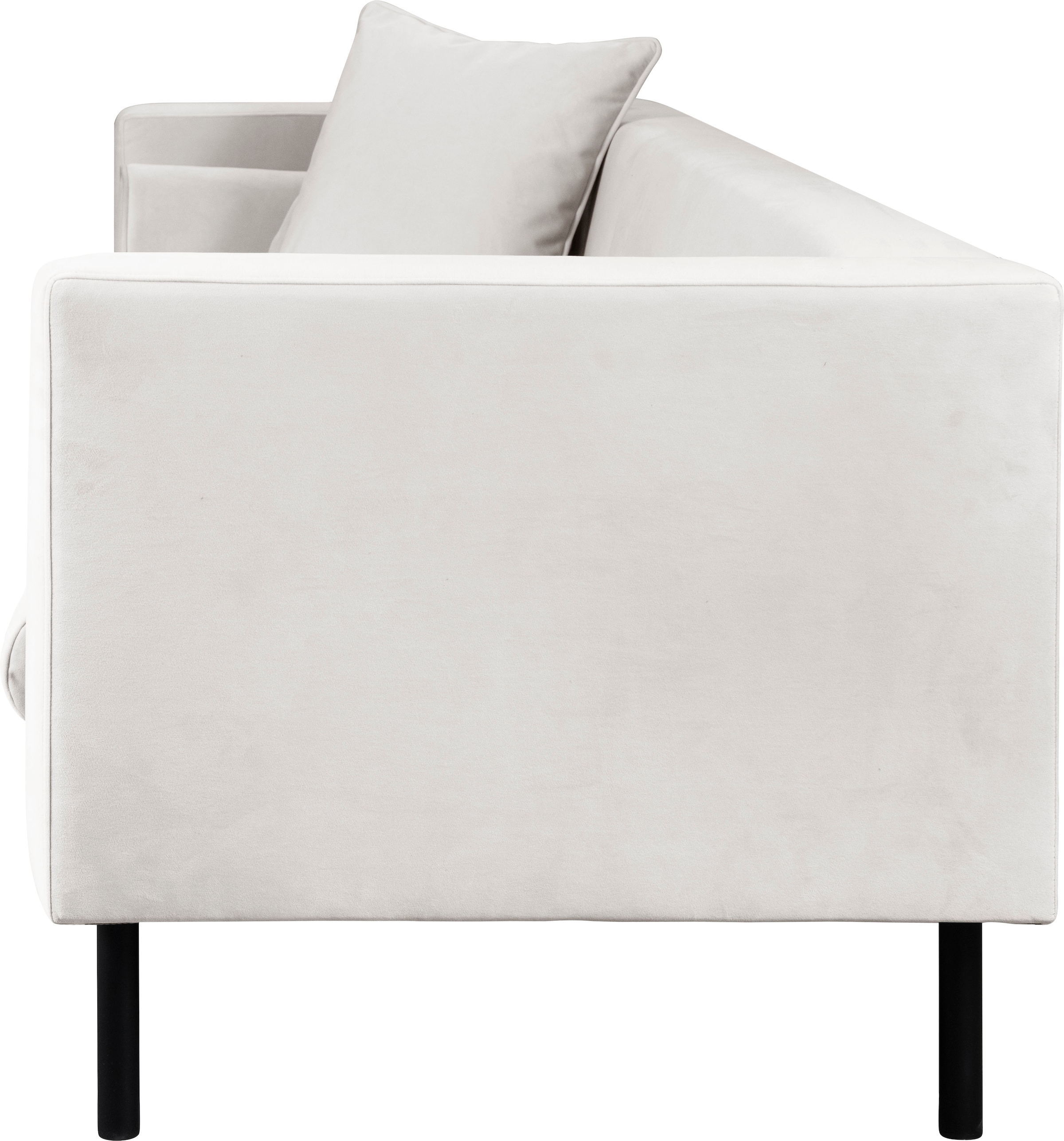Guido Maria Kretschmer Home&Living 2-Sitzer »Lillibeth Designsofa mit Wellenunterfederung, Masse B/T/H: 155/74/83 cm«, Zierkissen als Wendekissen, in Samtoptik oder Cord