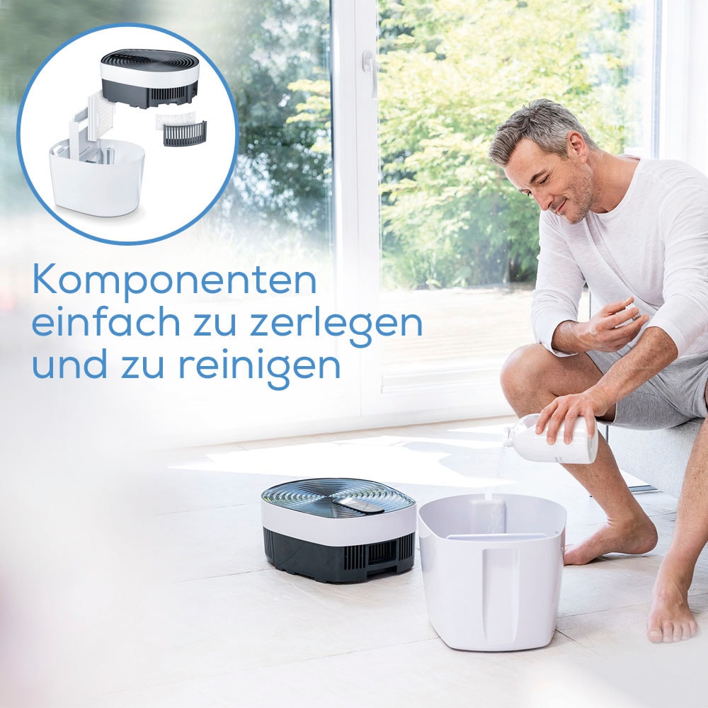 BEURER Kombigerät Luftbefeuchter und -reiniger »MK 500 + MK 500 Kombi Set«, für 50 m² Räume, inklusive Kombi-Set