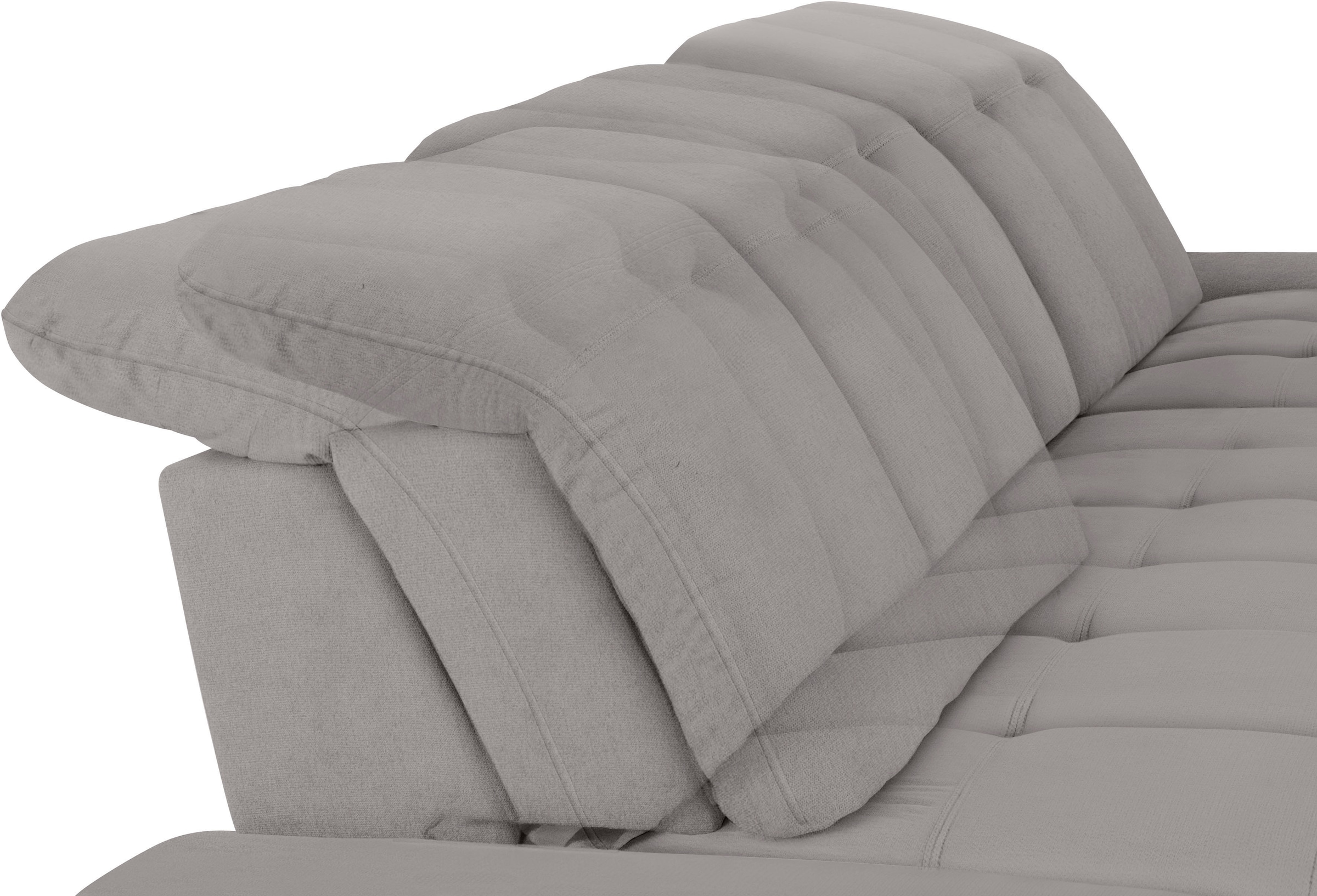 COTTA Ecksofa »Holiday L-Form mit Sitztiefen-, Armteil- und Kopfteilverstellung«, wahlweise mit Bettfunktion & Bettkasten