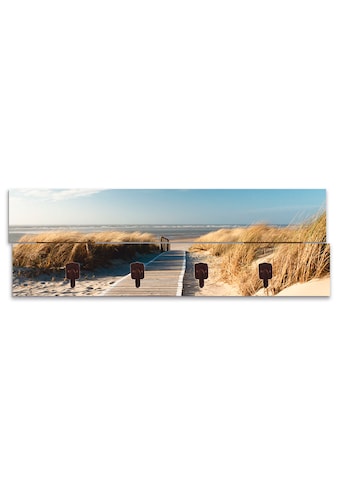 Artland Garderobenleiste »Nordseestrand auf Langeoog - Steg«, platzsparende... kaufen