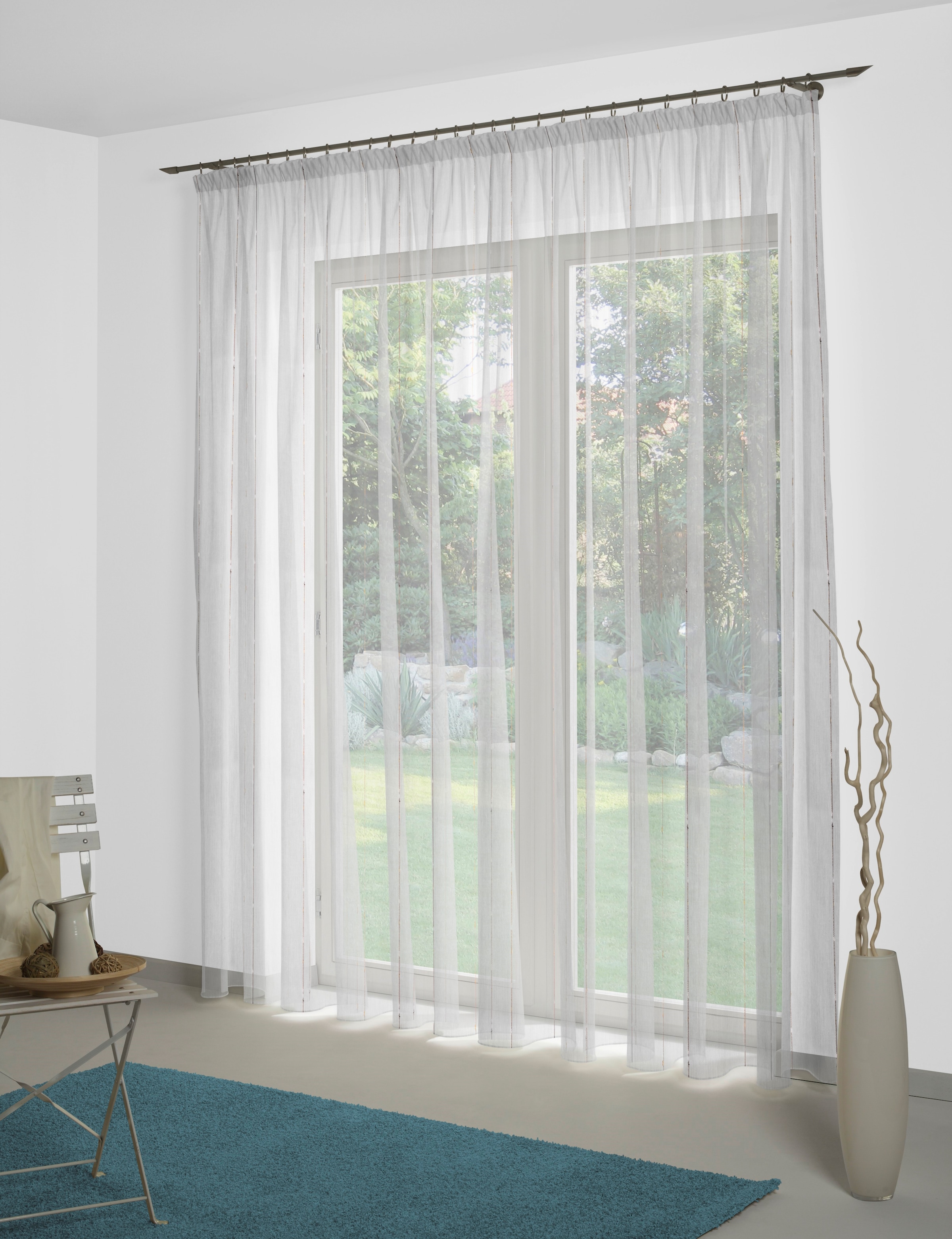 Wirth Gardine "Lizzy" Faltenband 1 Stk. tlg.