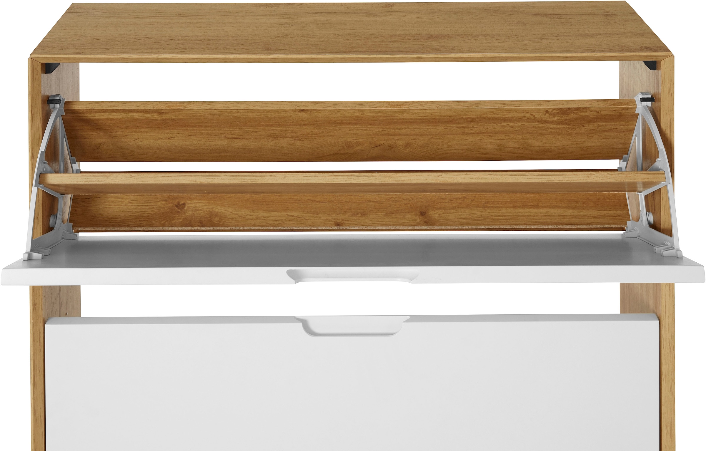 andas Schuhschrank »Pandrup«, mit 3 Klappen, ca. 8 Paar Schuhe pro Klappe, Höhe 125 cm