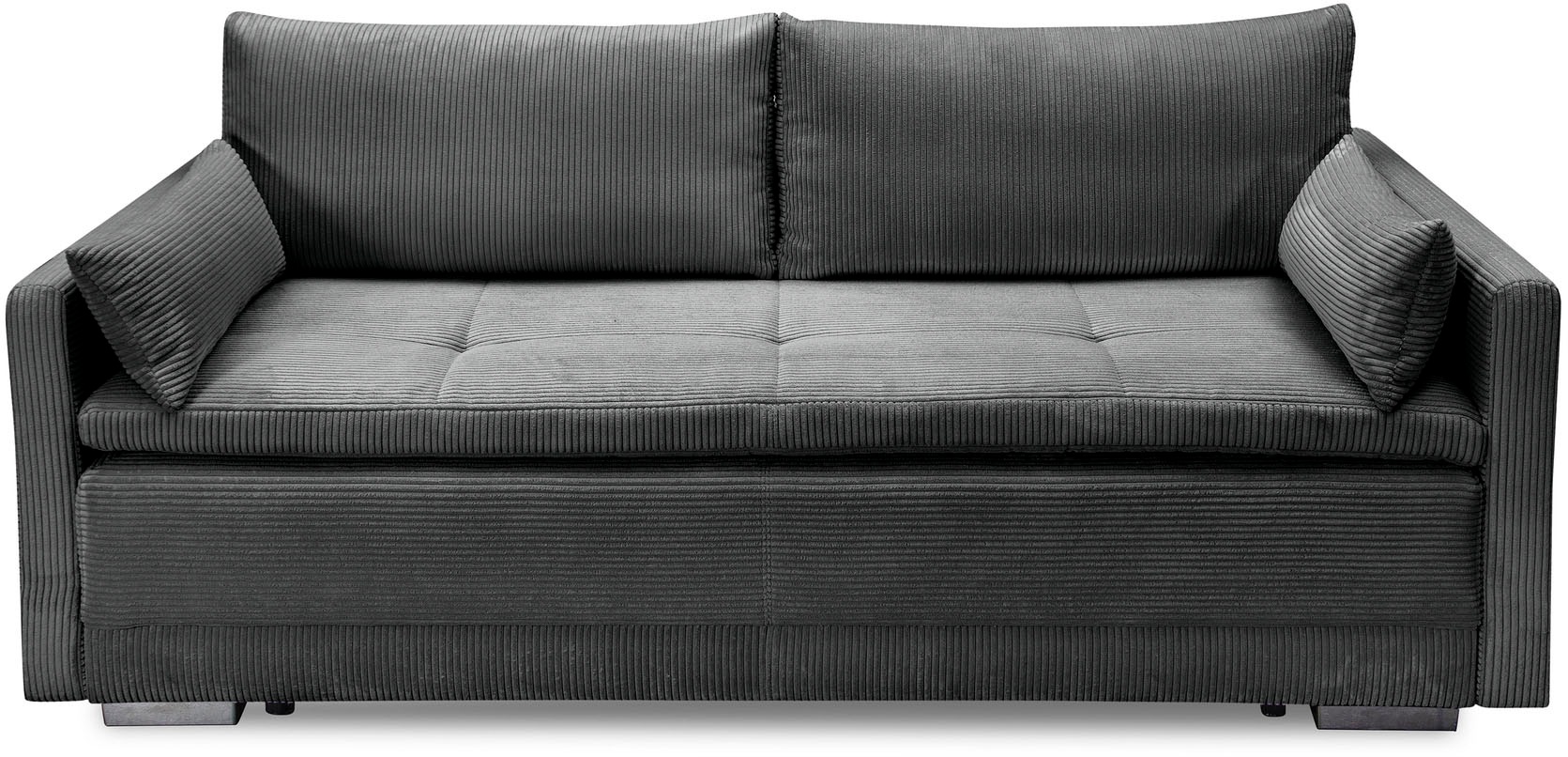 Home affaire Schlafsofa "Andrea, B: 218 cm, Liegel. 158x198 cm" Schlaffunktion & Bettkasten, Dauerschlafsofa mit Boxspring