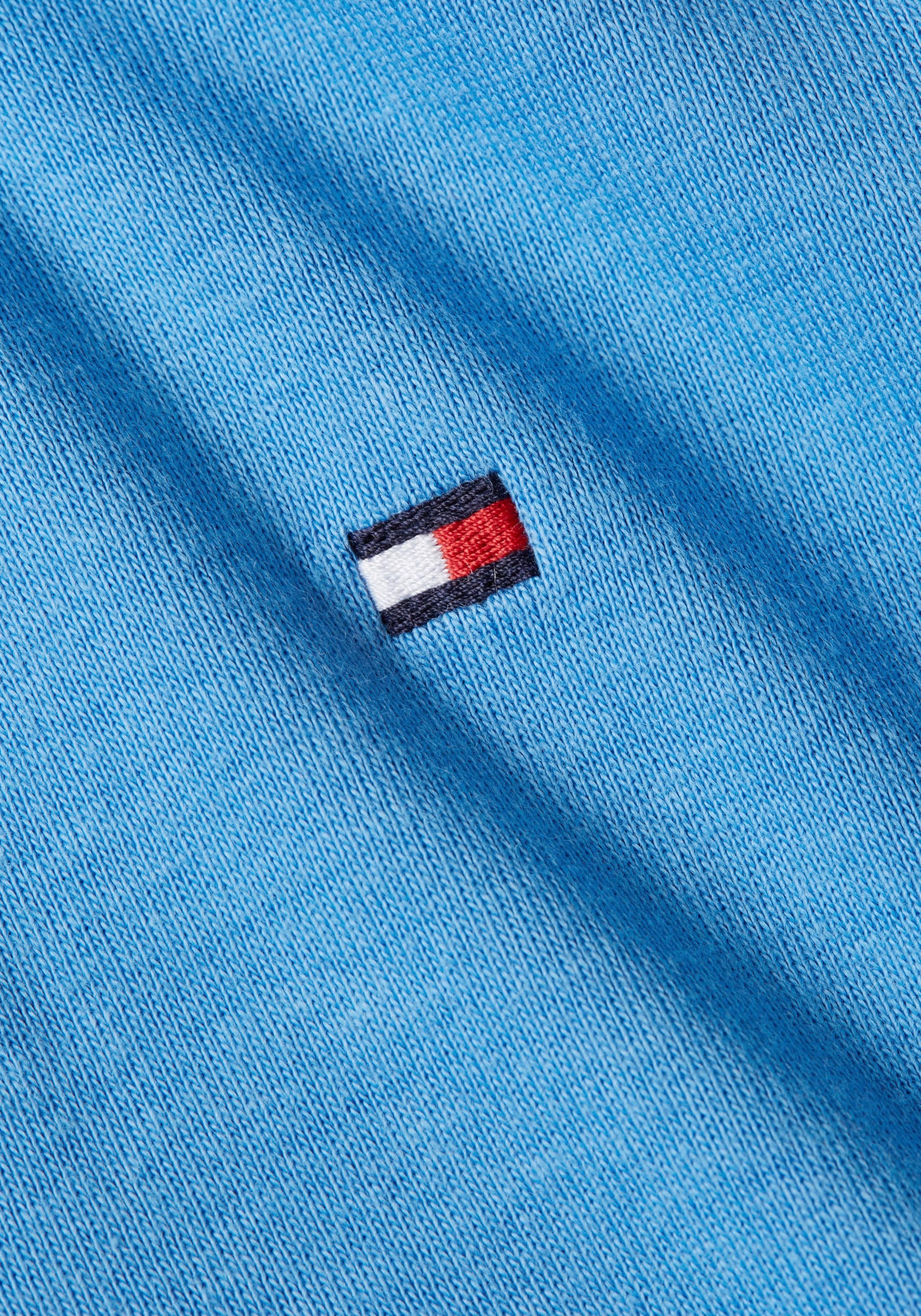Tommy Hilfiger RIB CODY T-Shirt SS«, dezenter mit Logostickerei Schweiz Jelmoli-Versand V-NECK bei »SLIM online shoppen
