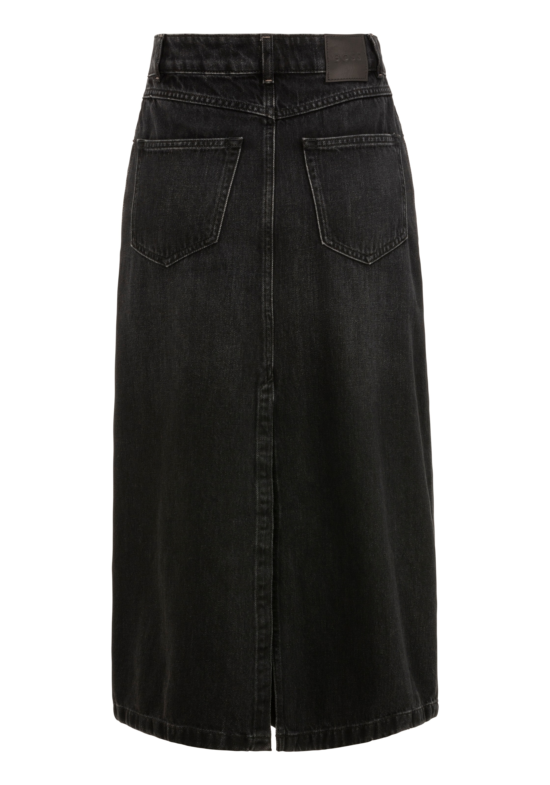 BOSS ORANGE Jeansrock »DNM MIDI SKIRT 1.0 Premium Damenmode«