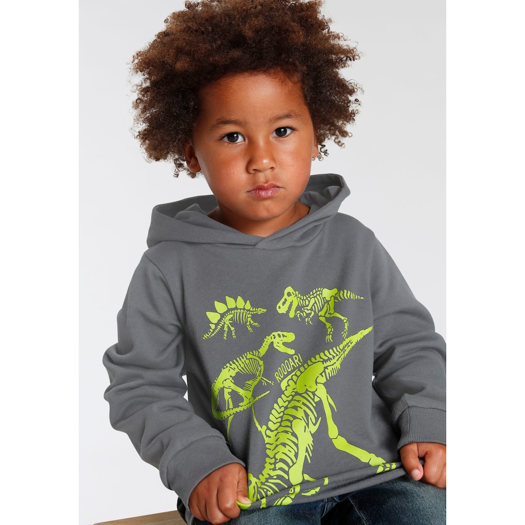 KIDSWORLD Kapuzensweatshirt »DINO«, für kleine Jungen