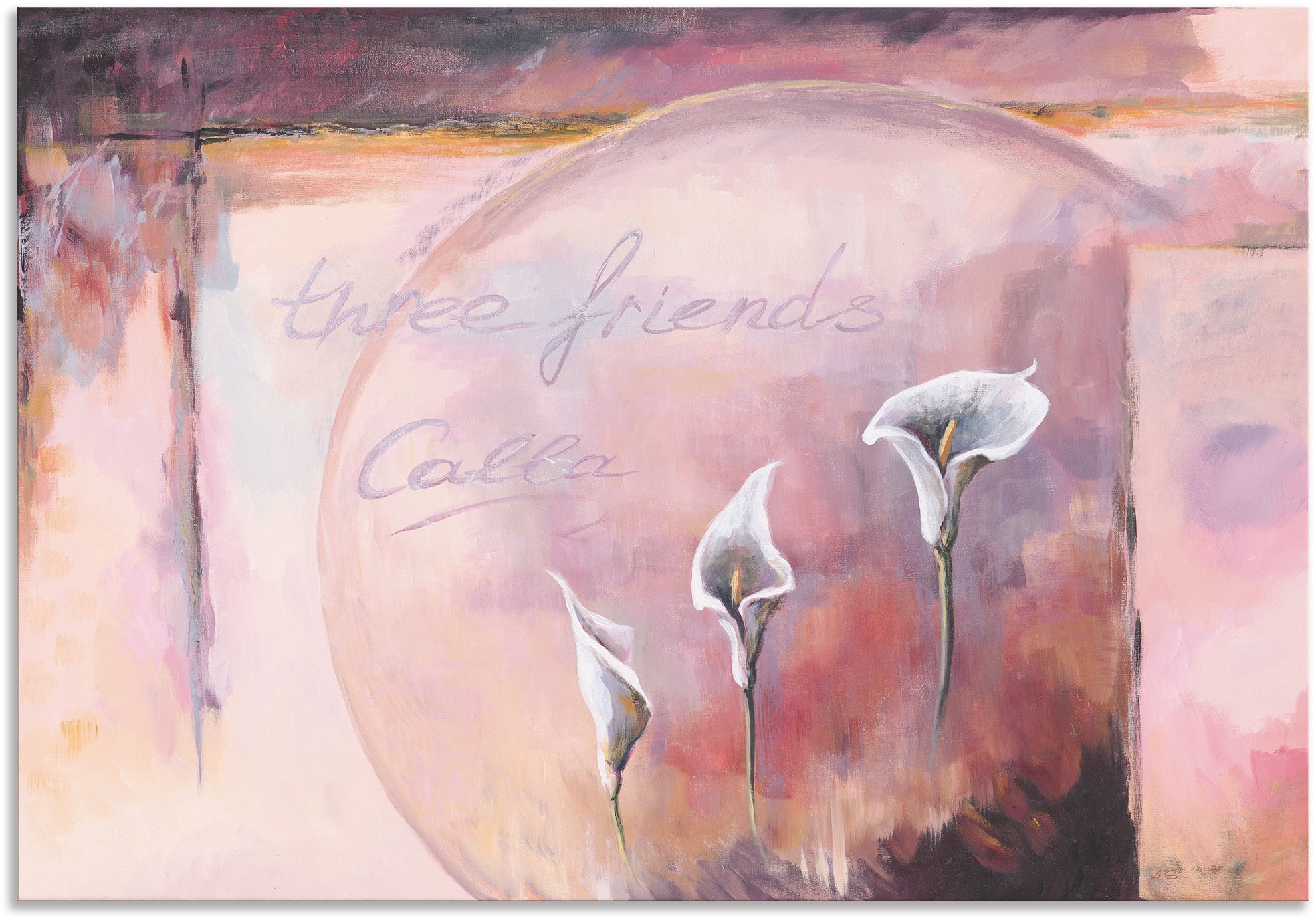 Artland Wandbild »Calla«, Blumenbilder, (1 als kaufen St.), in Alubild, versch. Leinwandbild, | online Jelmoli-Versand Grössen Wandaufkleber oder Poster