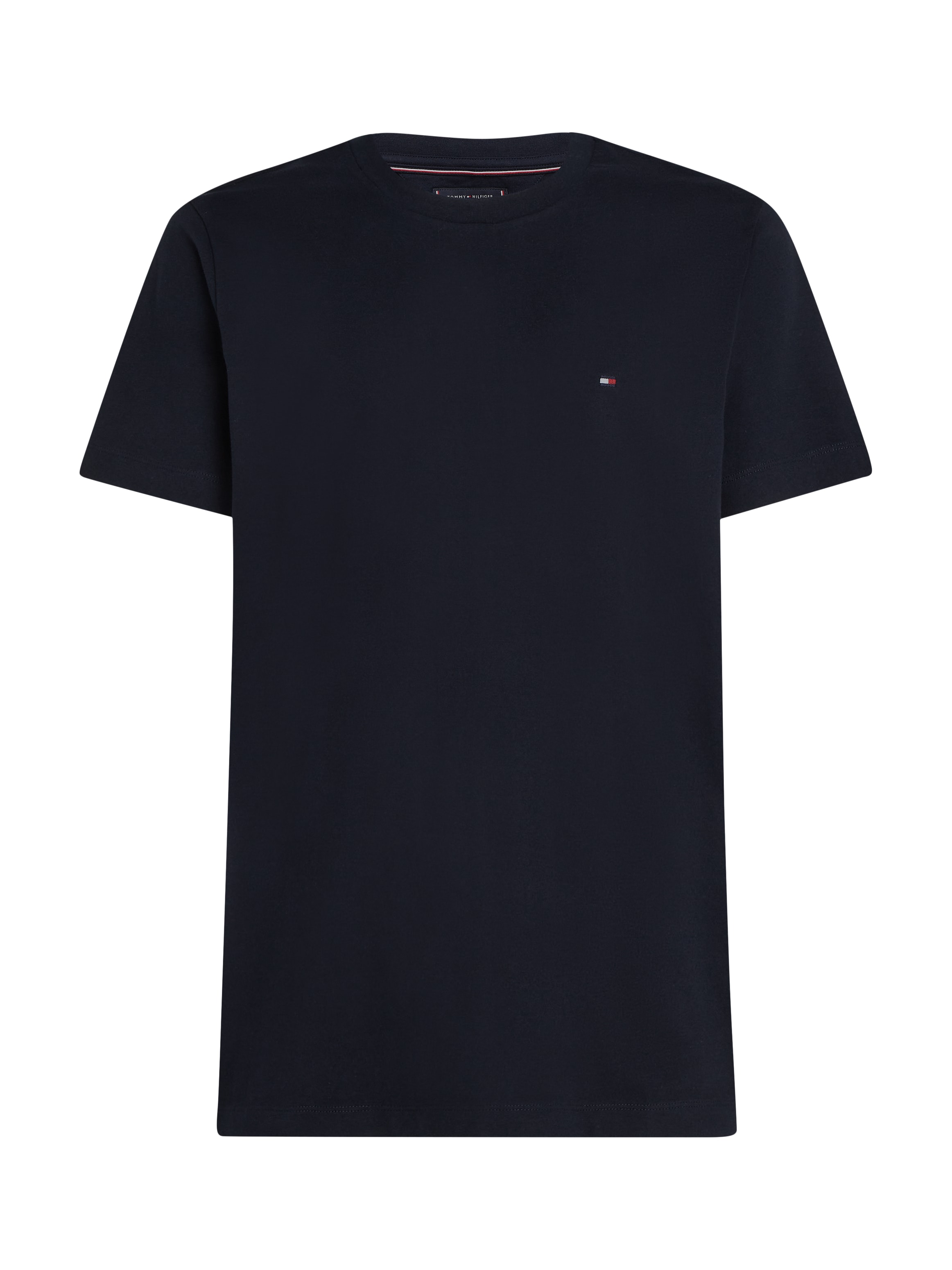 Tommy Hilfiger T-Shirt »ESSENTIAL REG FIT SOLID TEE«, mit Rundhalsausschnitt