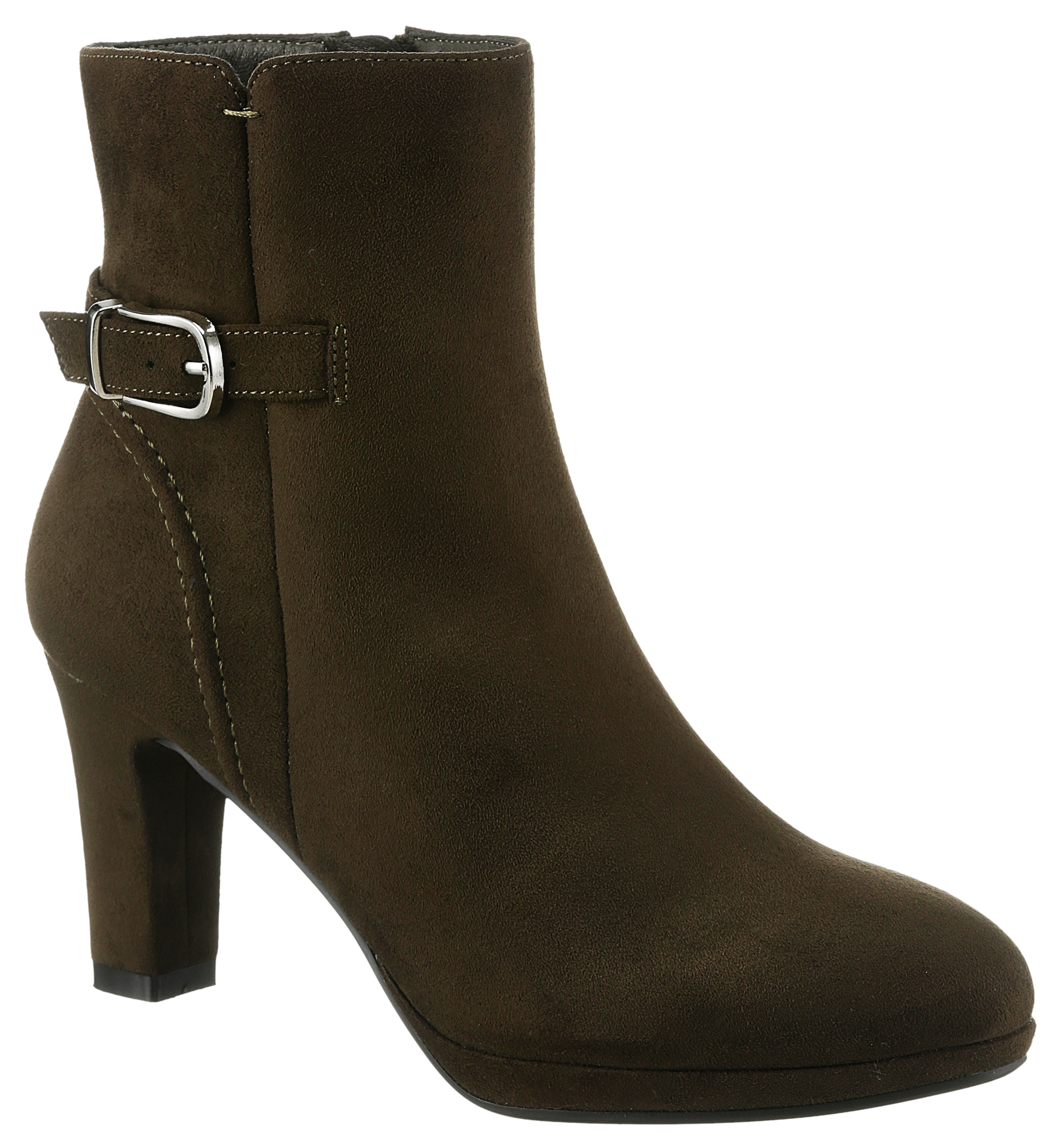 Aniston SHOES Stiefelette, Reissverschluss-Stiefelette, Trichterabsatz - NEUE KOLLEKTION