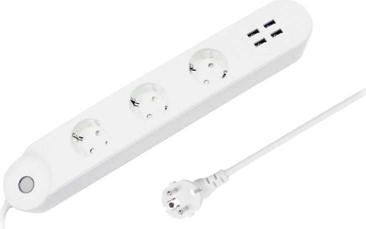 Hyrican Steckdosenleiste »Hyrican Smart WIFI Steckdosenleiste 3xAC, 4xUSB, 10A, 2300W Alex«