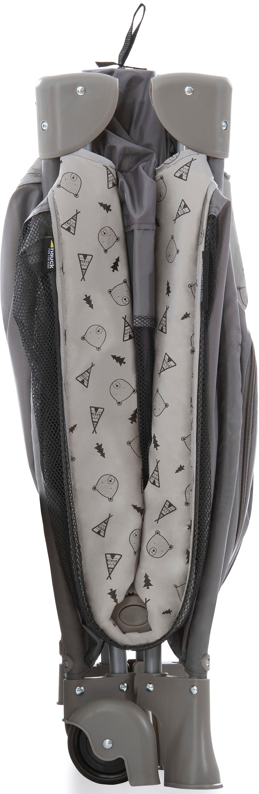 Hauck Baby-Reisebett »Sleep N Play, nordic grey«, (6 tlg.), inkl. Transporttasche
