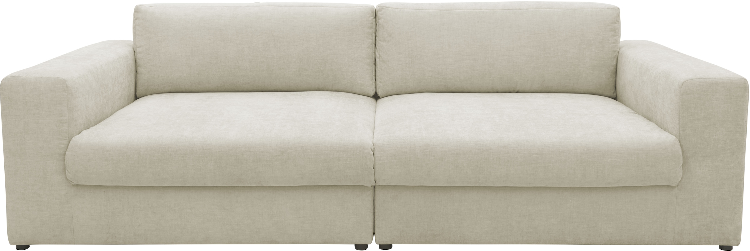 DOMO collection Big-Sofa »Dundee Megasofa Breite 276 cm, Taschenfederkern, fester Sitzkomfort«, pflegeleichter, edler Strukturstoff in Chenille-Optik