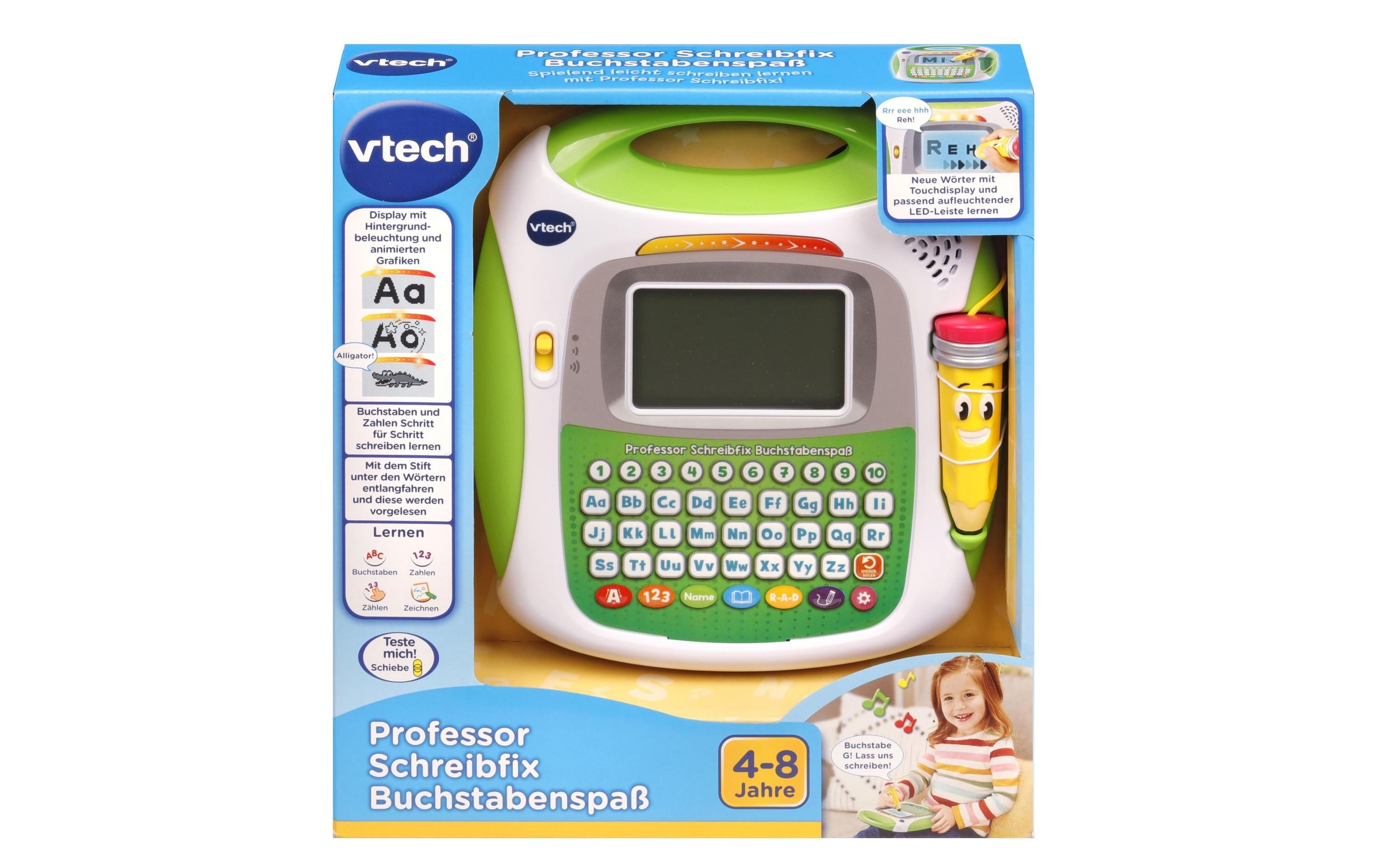 Vtech® Lernspielzeug »Professor Schreibfix Buchstabenspass -DE-«