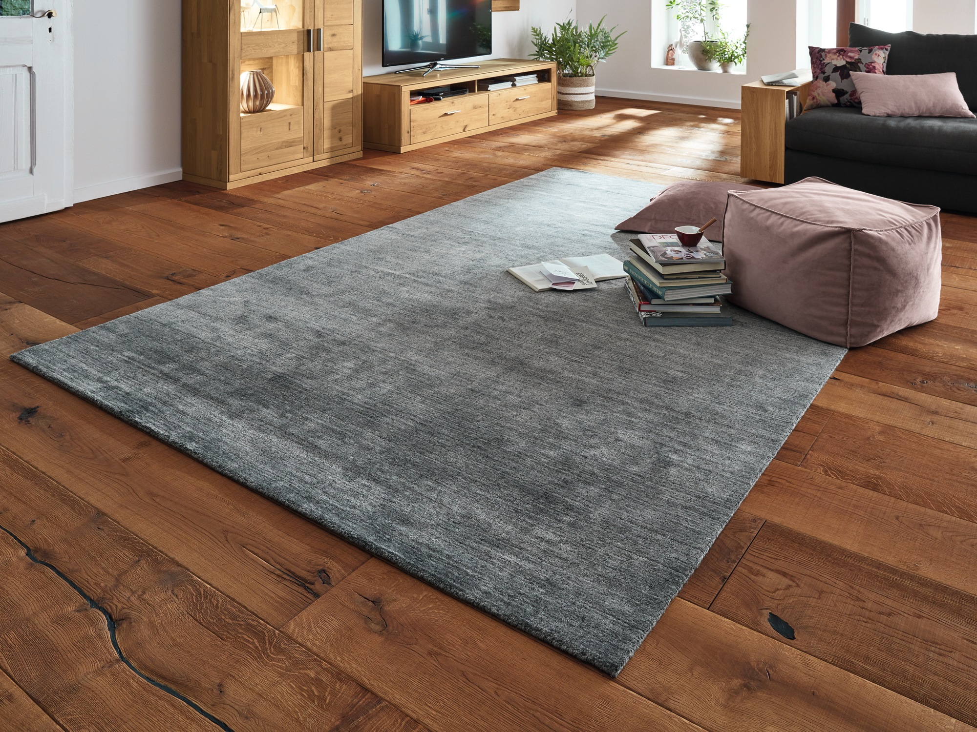 Musterring Teppich »MALIBU«, rechteckig, 8 mm Höhe, exlcusive MUSTERRING DELUXE COLLECTION hochwertige Bambus Viskose