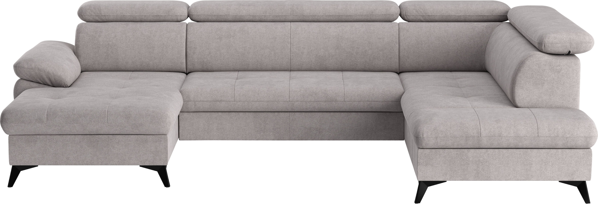 COTTA Wohnlandschaft »Hudson U-Form«, mit Kopfteilverstellung, wahlweise mit Bettfunktion & Bettkasten