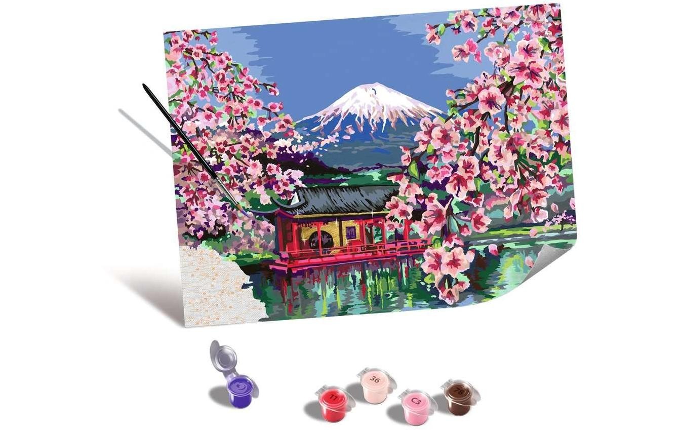 Ravensburger Malen nach Zahlen »CreArt – Leinwand Japanische Kirschblüten«