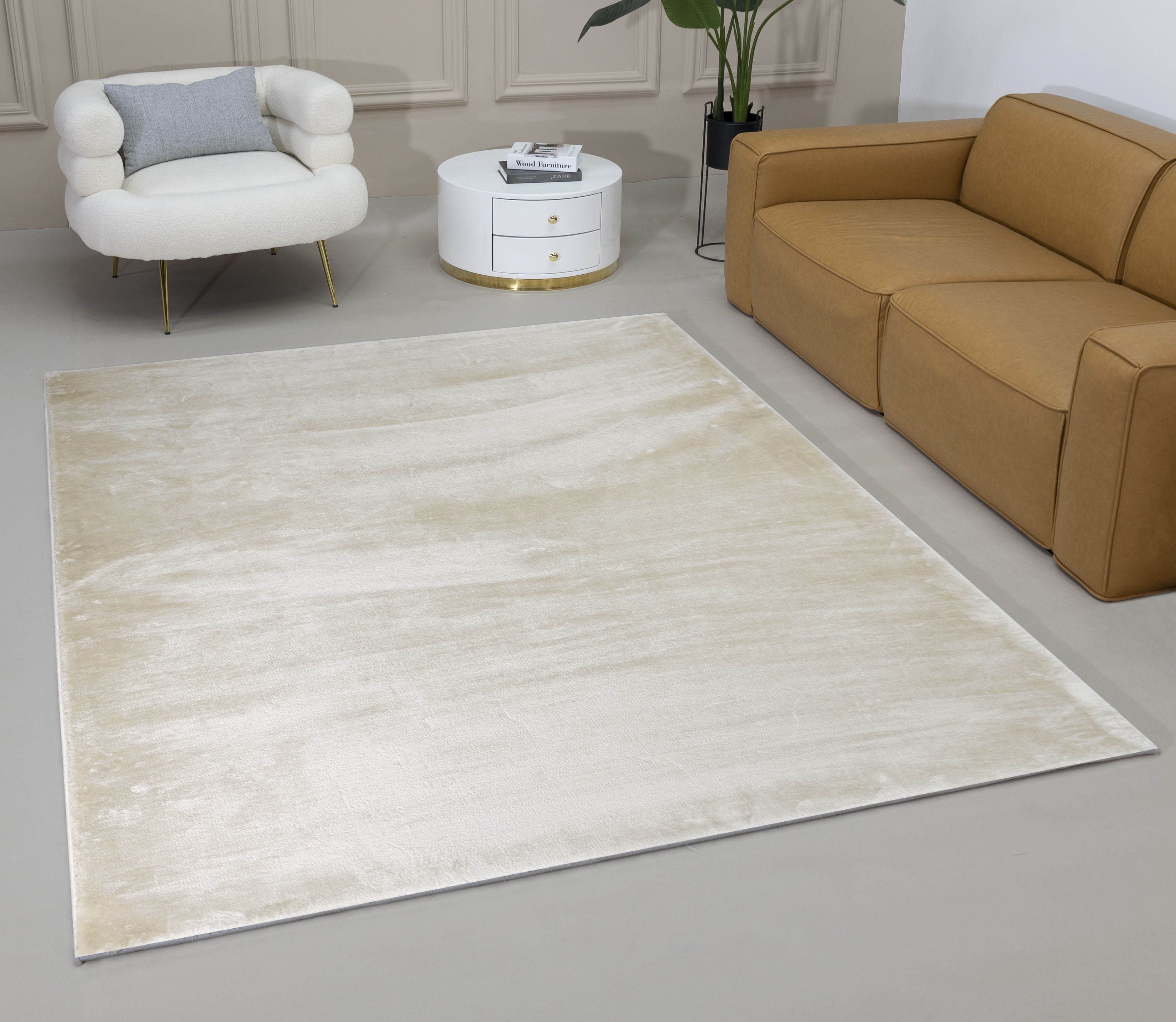 Hochflor-Teppich »Cashmere«, rechteckig, Fell-Optik, weiche Teppiche, Wohnzimmer,...