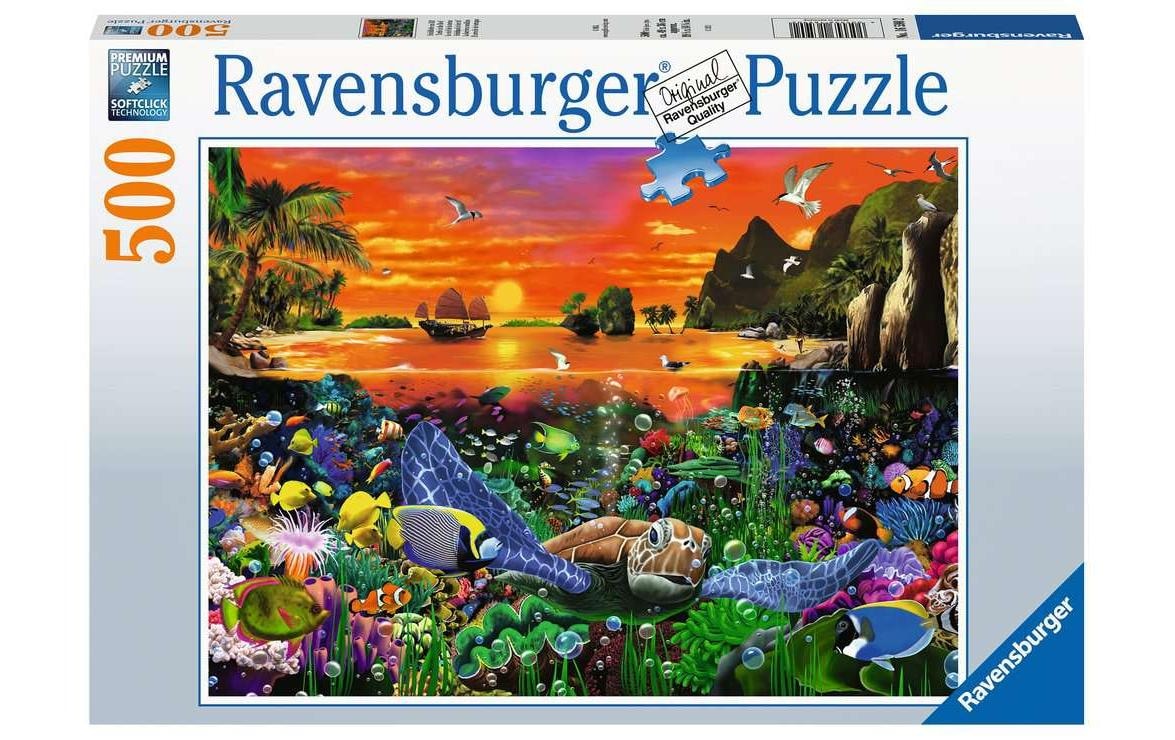 Ravensburger Puzzle »Schildkröte im Riff«, (500 tlg.)