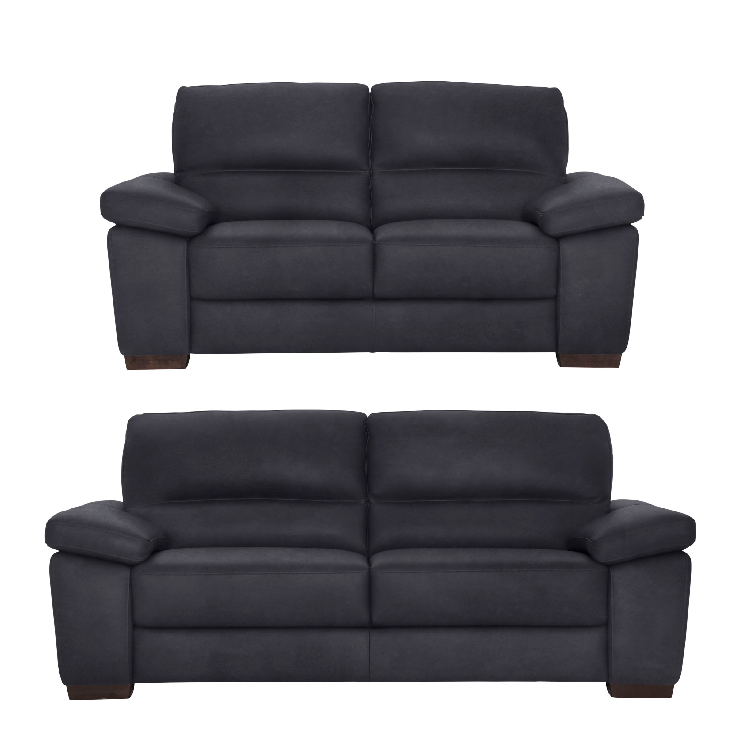 CALIA ITALIA Polstergarnitur »Gaia, hochwertige Garnitur aus 2-Sitzer & 3-Sitzer im edlen Design«, (Set, 2 tlg.), aus pflegeleichtem Luxus-Microfaser Ginevra Hydro Care