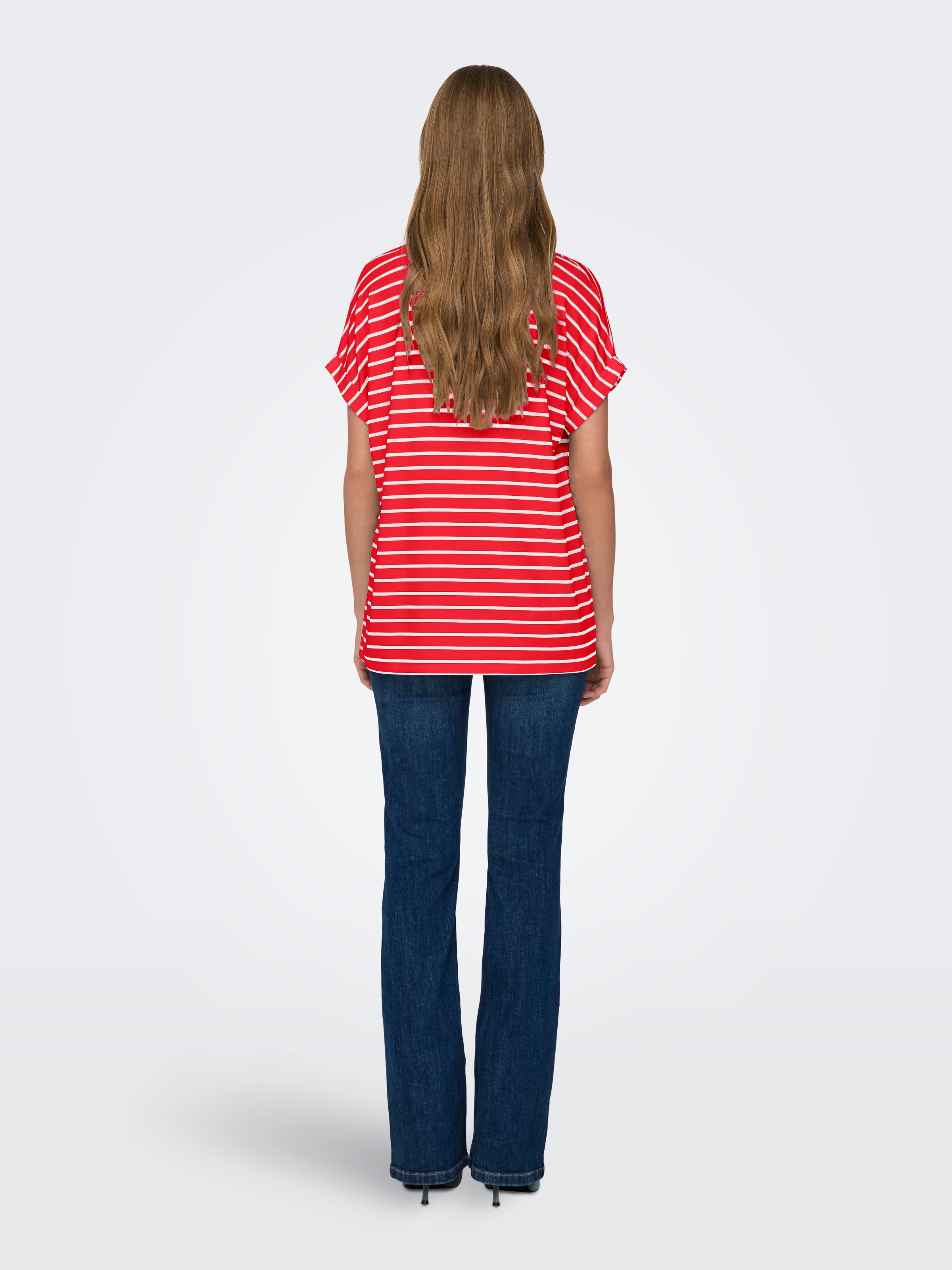 ONLY V-Shirt »ONLMOSTER V-NECK TOP JRS«