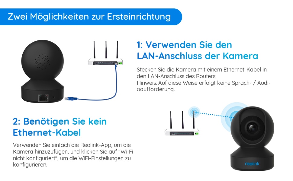 Reolink Überwachungskamera »E Series E330-B WiFi-Indoor«, Innenbereich