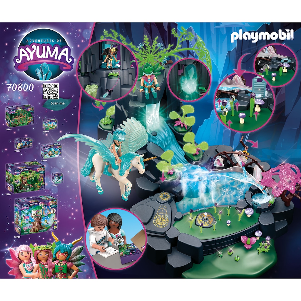 Playmobil® Konstruktions-Spielset »Magische Energiequelle (70800), Adventures of Ayuma«, (166 St.)
