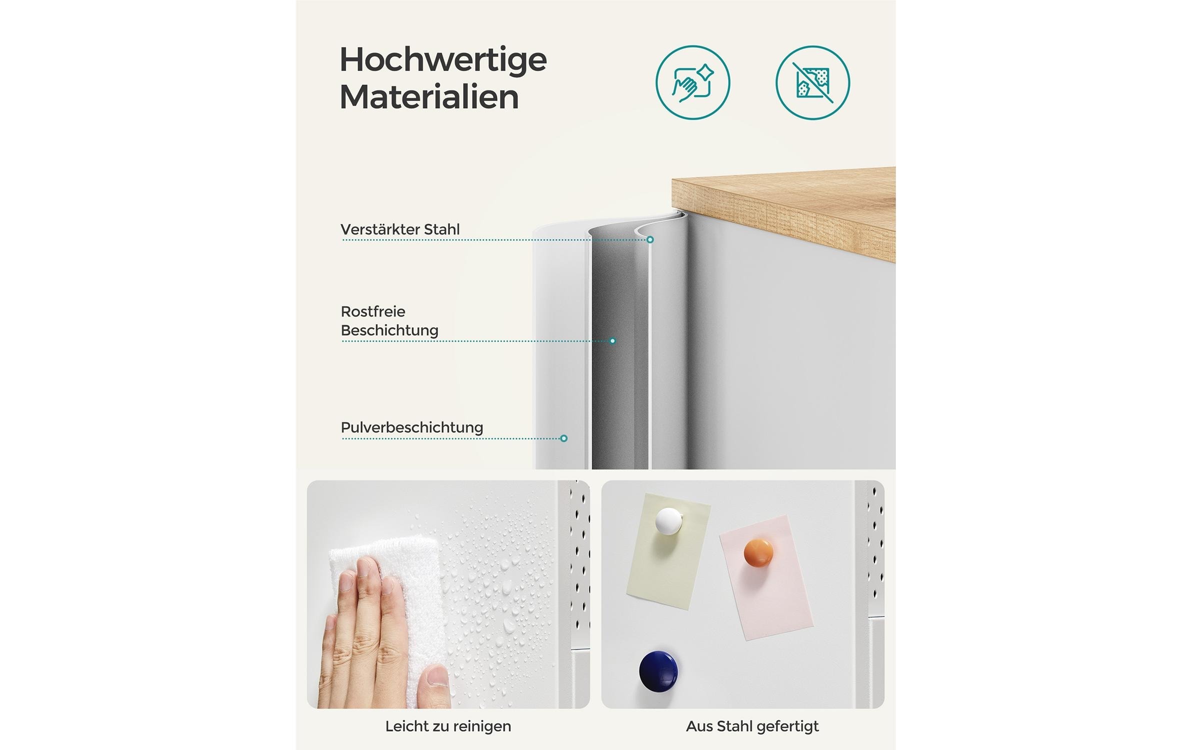 SONGMICS Kommode »80 x 40 x 76 cm«