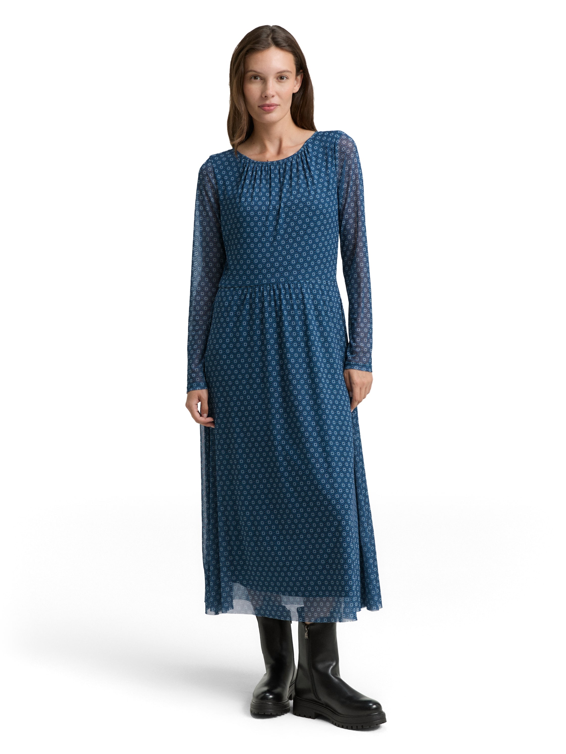 TOM TAILOR Meshkleid, mit Muster