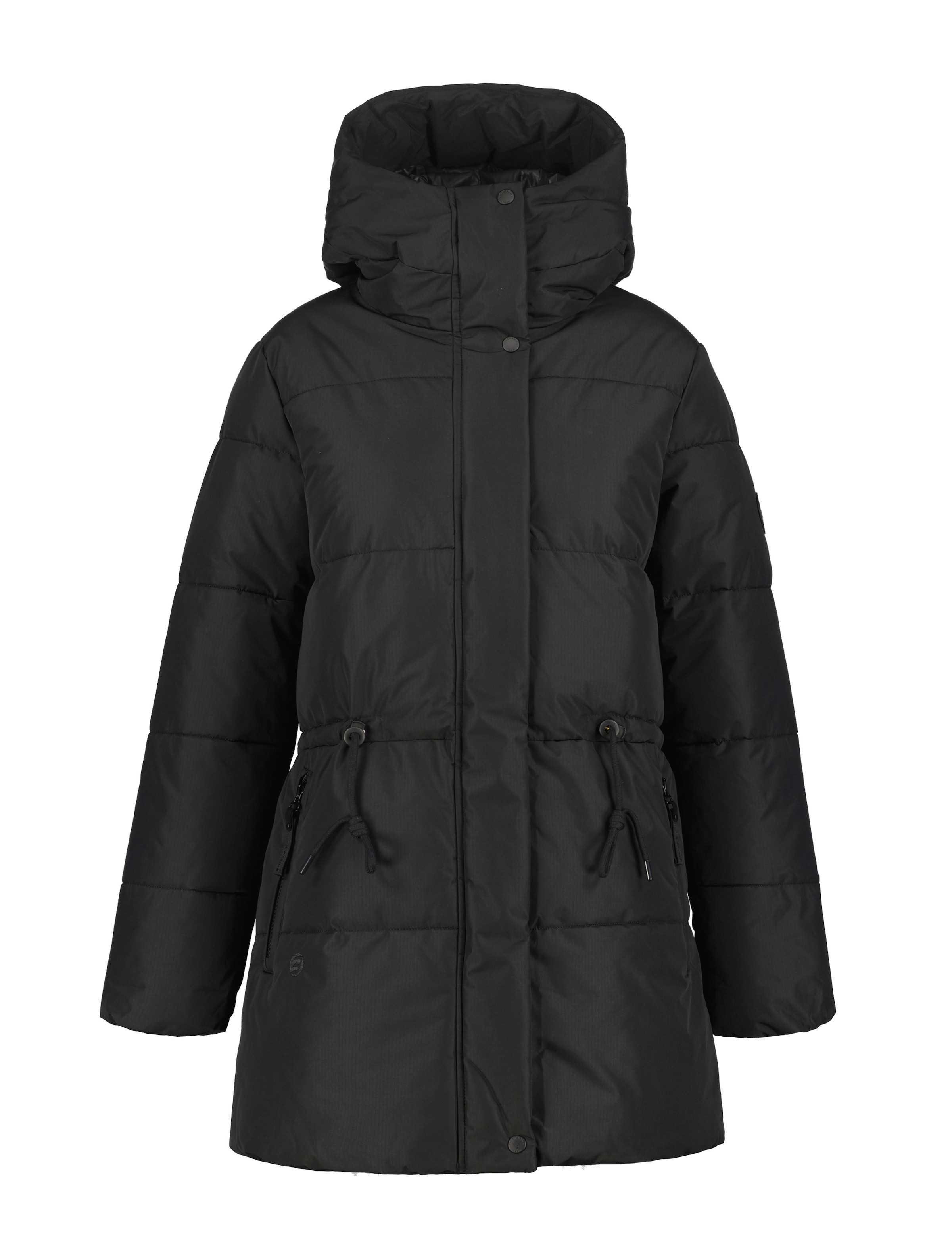 Icepeak Steppjacke "D STEPPJACKE ADRIAL" mit Kapuze mit Reissverschlusstaschen, atmungsaktiv, wasserabweisend, wasserdicht