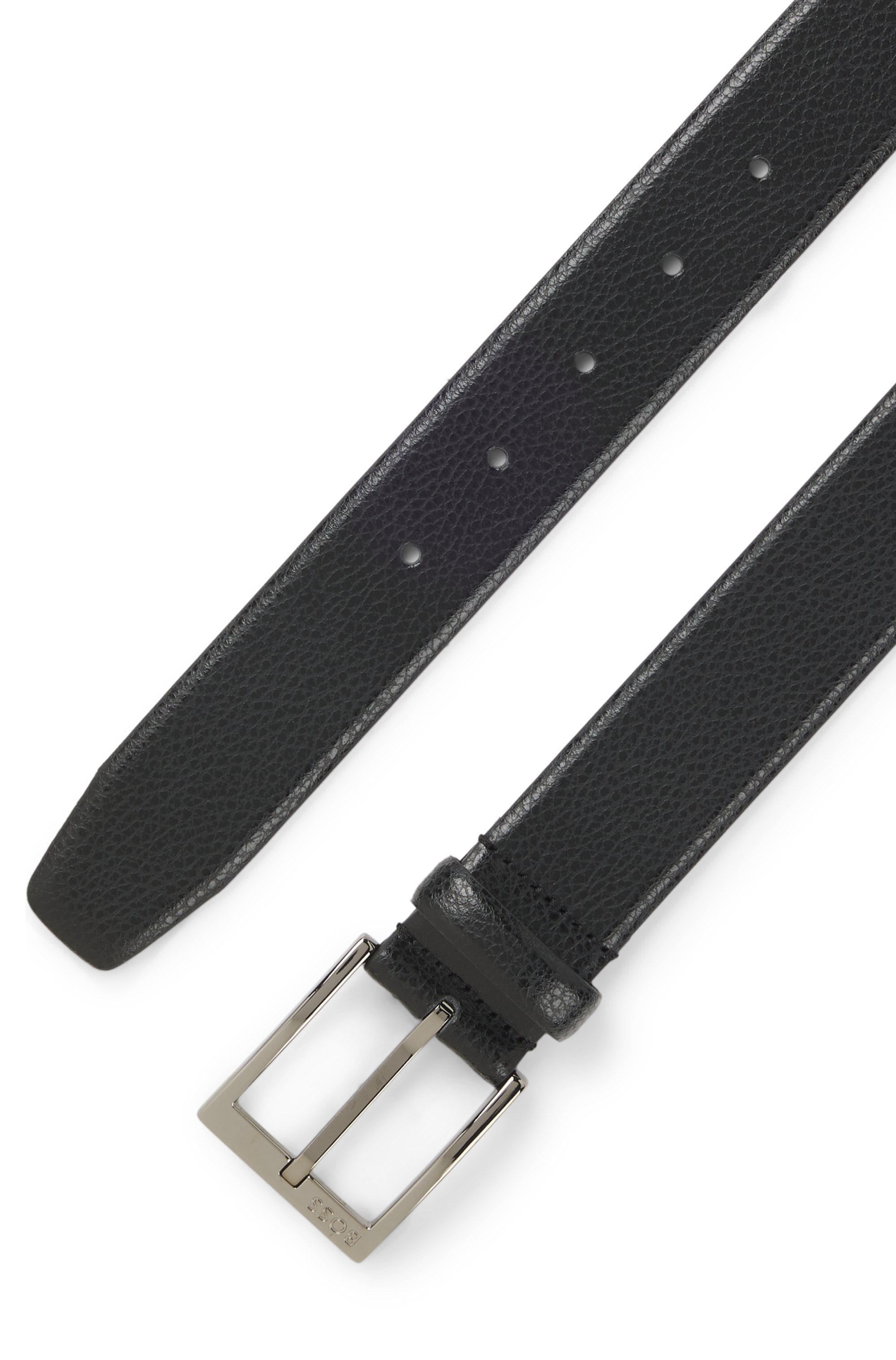 BOSS Ledergürtel »Elloy Sz35«, aus fein genarbtem italienischen Leder