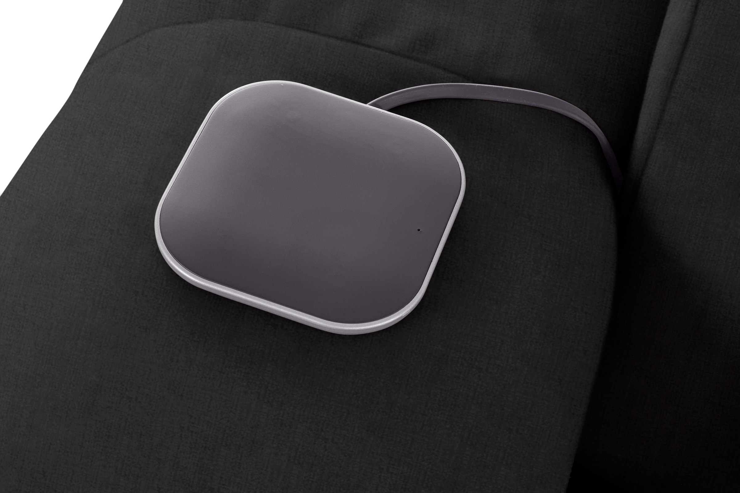 COTTA Ecksofa »Mia L-Form mit 3 Zierkissen«, wahlweise mit Bettfunktion, Bettkasten, Beleuchtung & Wireless-Charger