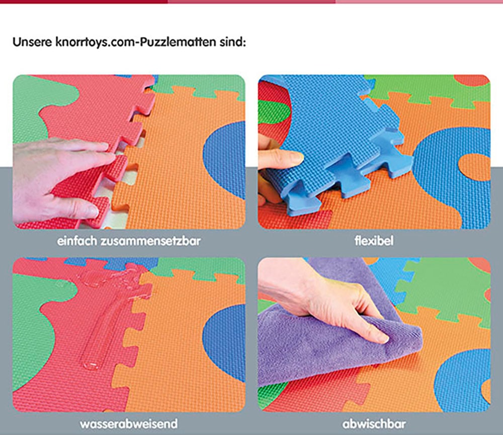 Knorrtoys® Puzzle »Meereswelt«, Puzzlematte, Bodenpuzzle