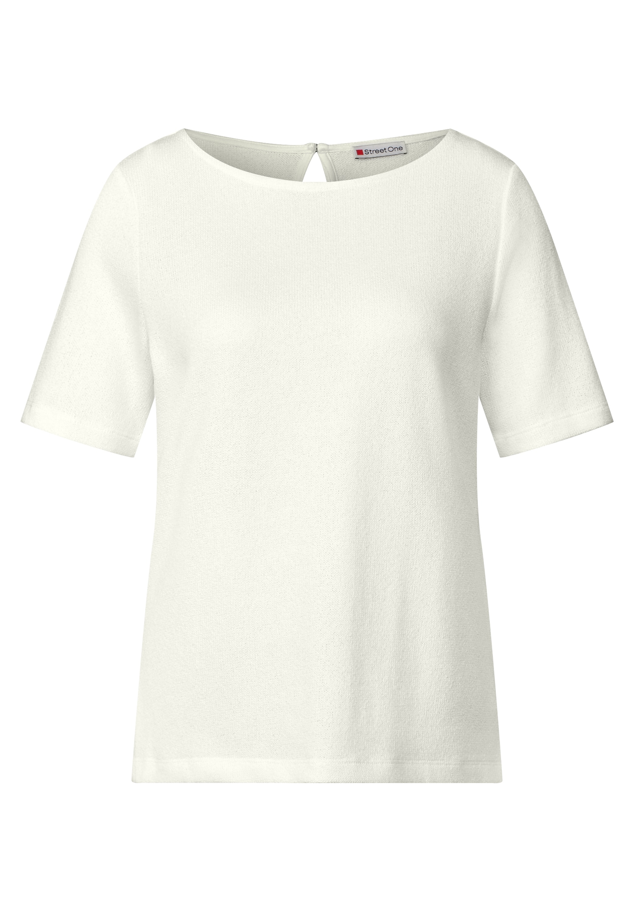 STREET ONE T-Shirt, mit U-Boot Ausschnitt