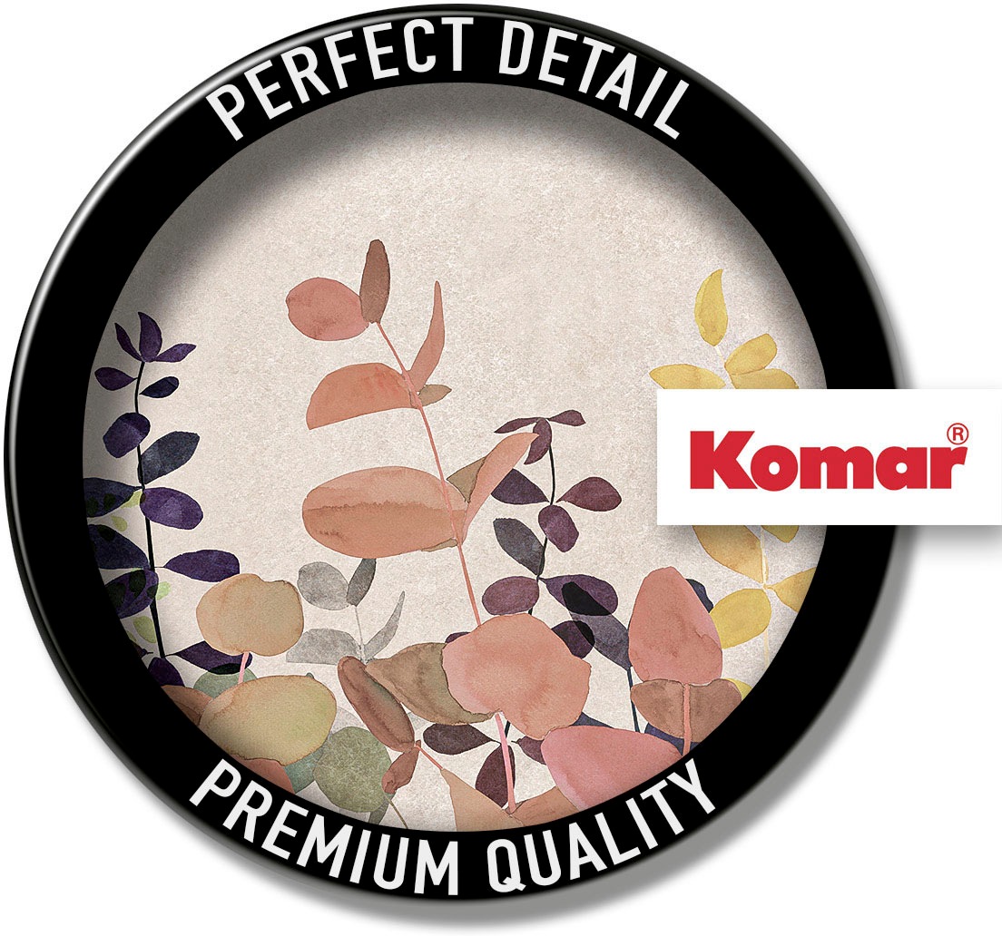 Komar Fototapete »Digitaldruck Vlies - Foggy Shrub - Grösse 400 x 250 cm«, bedruckt, Wohnzimmer, Schlafzimmer