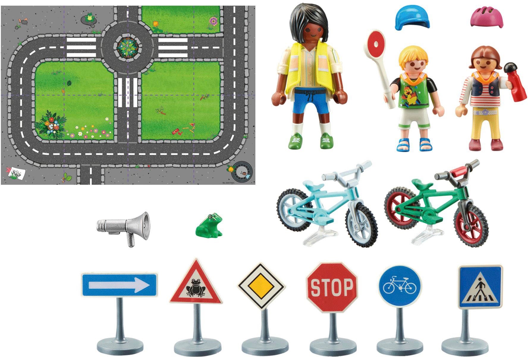 Playmobil® Konstruktions-Spielset »Fahrradparcours (71332), My City Life«, (34 St.), Made in Europe