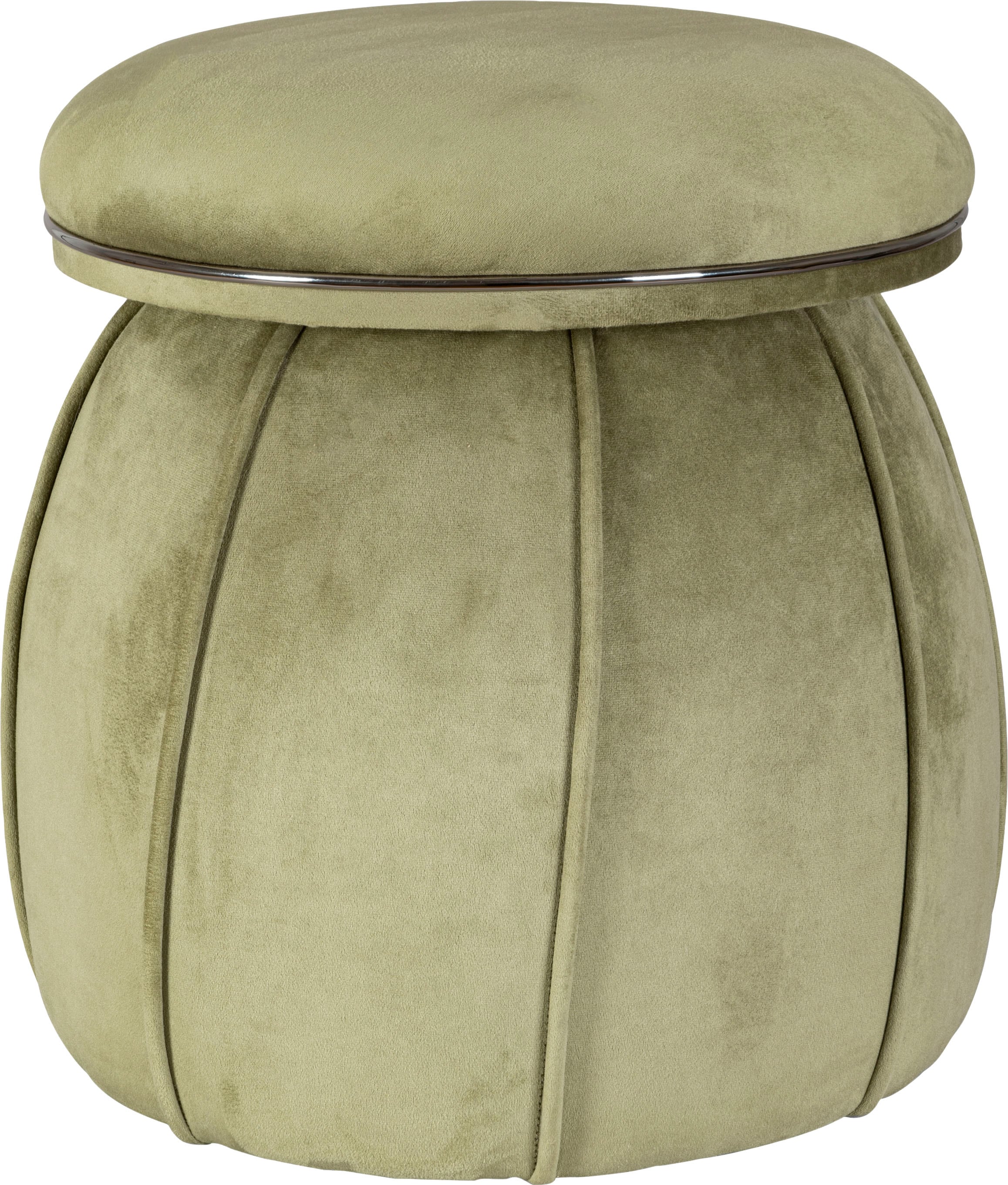Kayoom Sitzhocker »Hocker Corin,extravagante Form,stilvolle Farben,elegant gesteppter Fuss«, (1 St.), komfortabel, hochqualitativ, pflegeleicht, sorgfältig verarbeitet